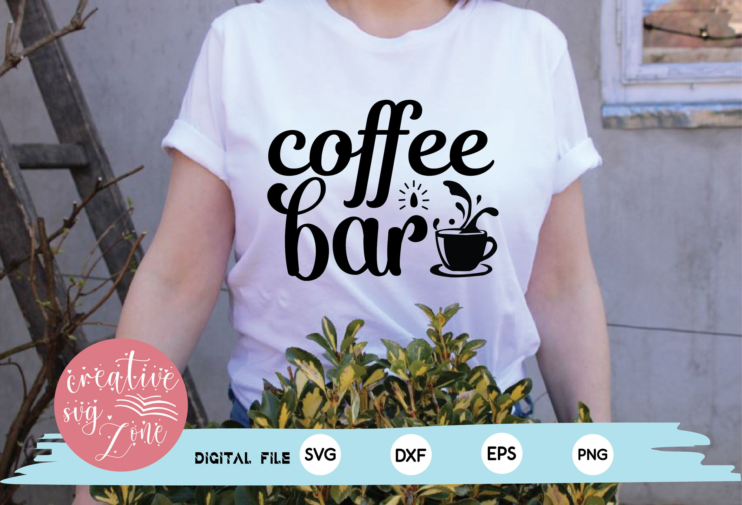 coffee bar svg By creativesvgzone | TheHungryJPEG