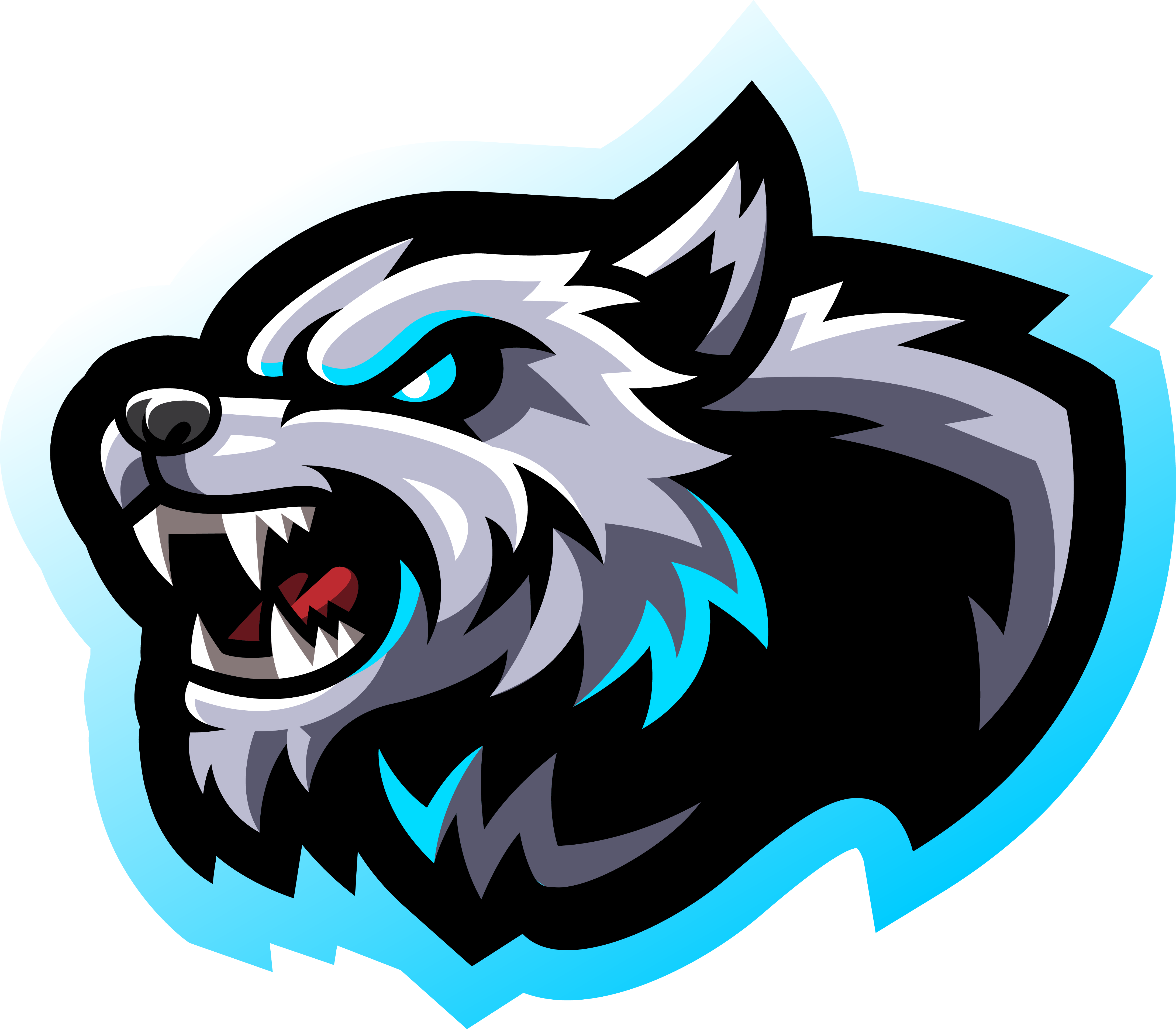 Bear head mascot logo design By Visink | TheHungryJPEG