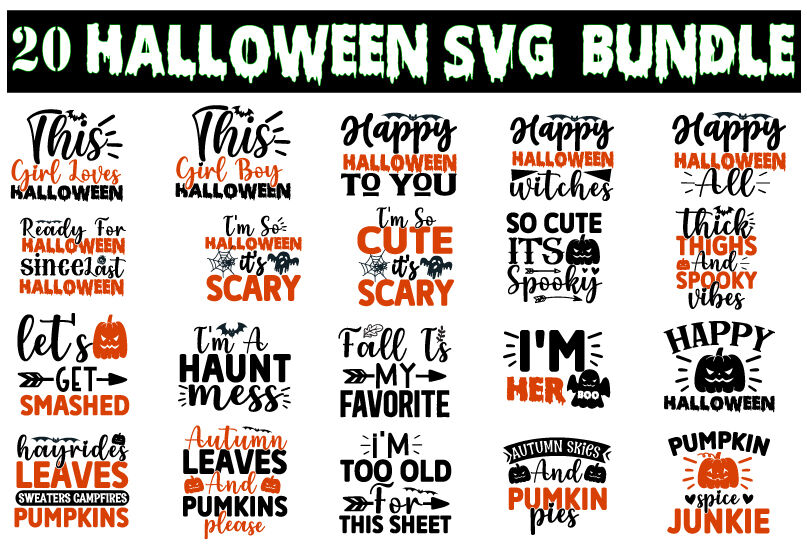 Halloween T-Shirt Design , Halloween T-Shirt Design, Halloween SVG Design,  Halloween Vector Design , graphic t-shirt bundle ,halloween vector 20  design ,halloween 20 t-shirt design bundle,halloween svg bundle , good - Buy