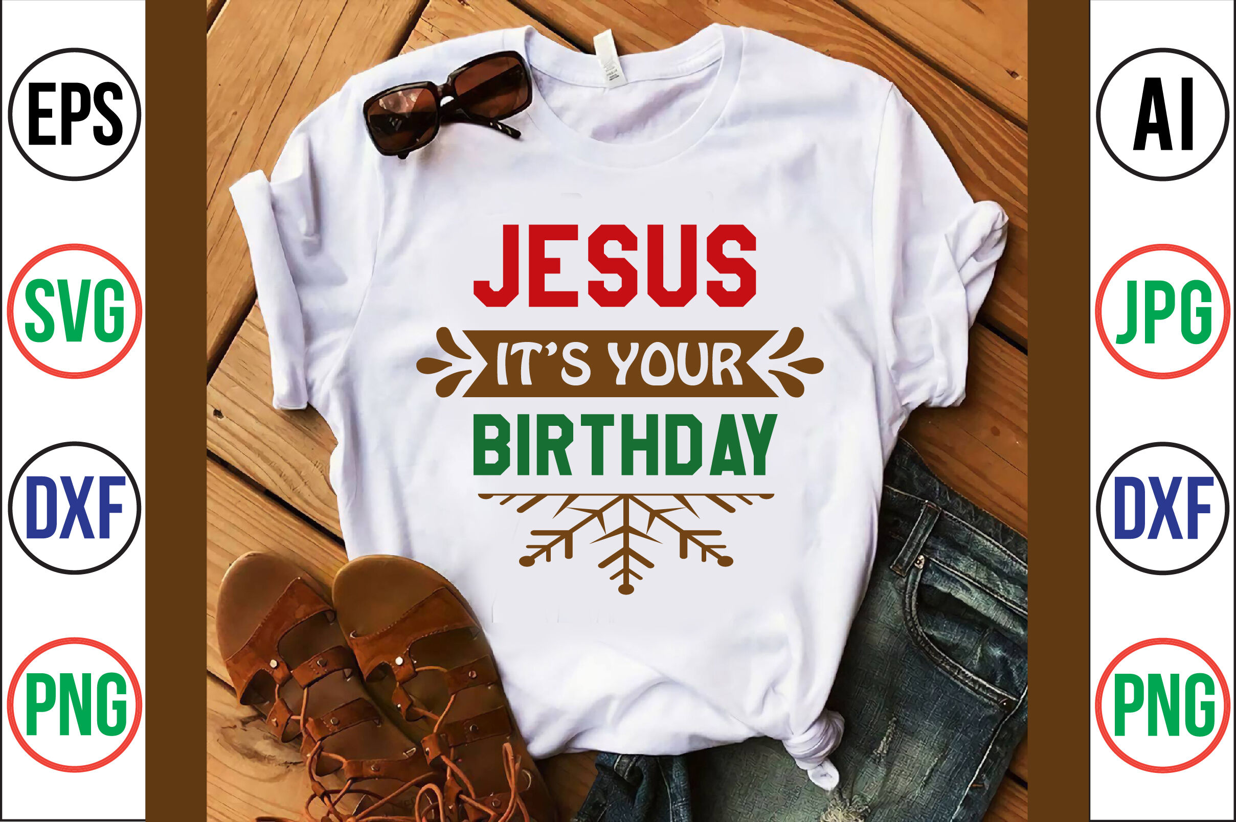jesus its your birthday svg cut file By orpitabd | TheHungryJPEG