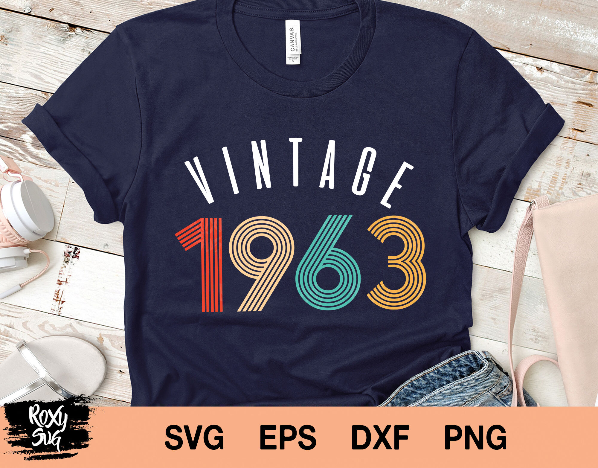 Vintage 1963 Svg By Lovely Graphics | TheHungryJPEG