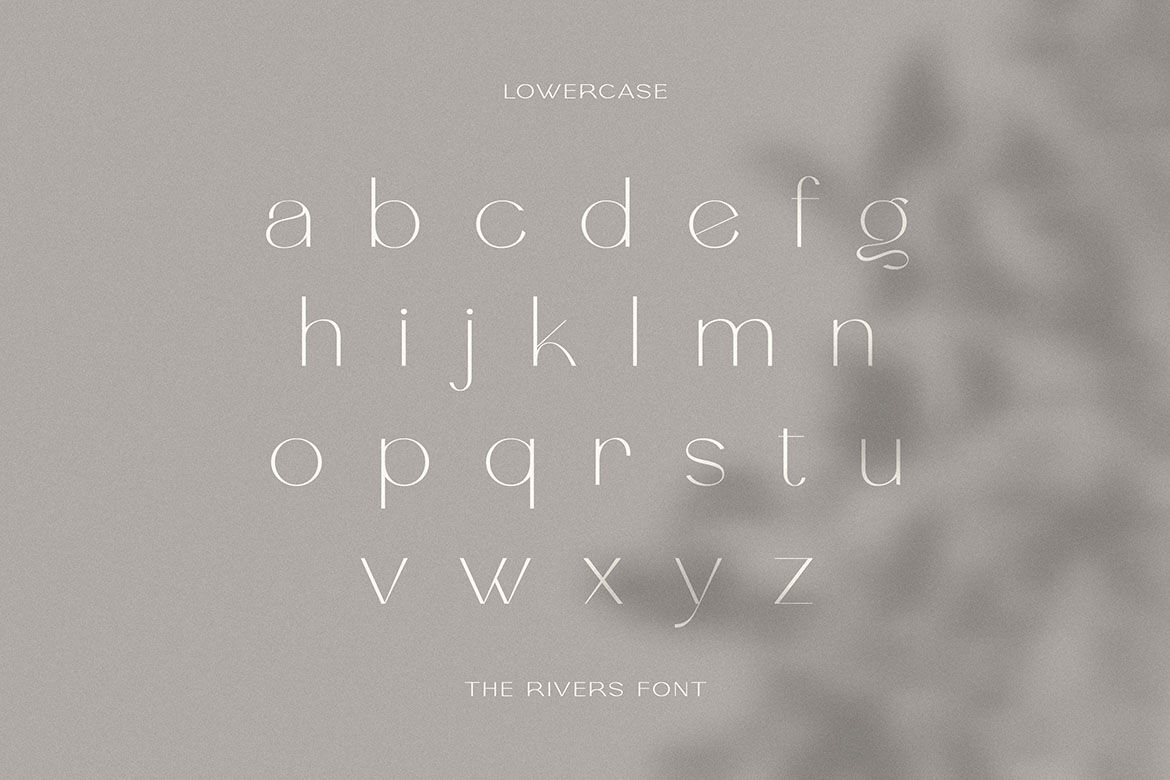The Rivers - Modern Sans Font By Cruzine Design | TheHungryJPEG