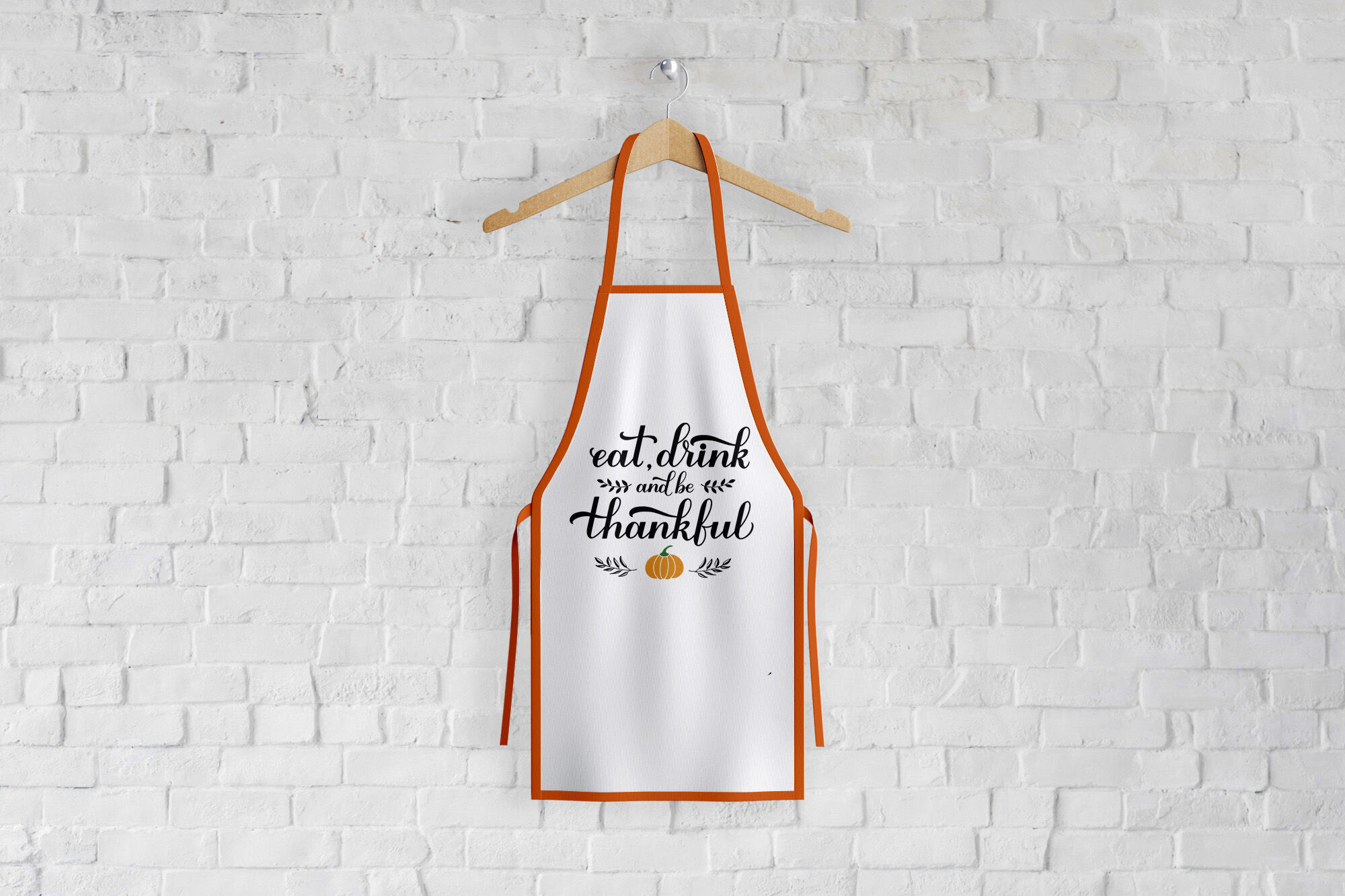 Eat Drink & Be Thankful | Personalized Apron