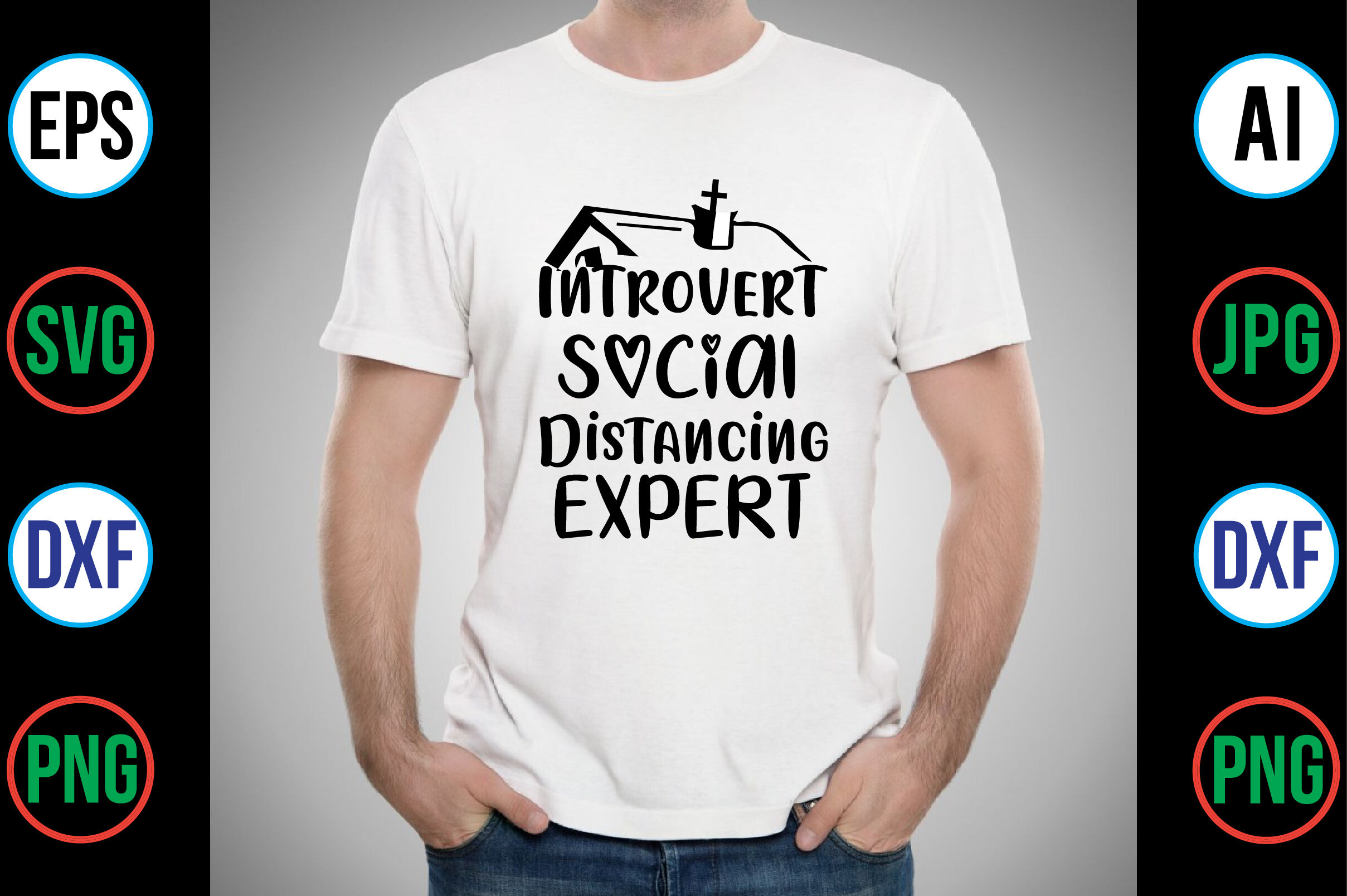 Introvert Social Distancing Expert t shirt By orpitabd