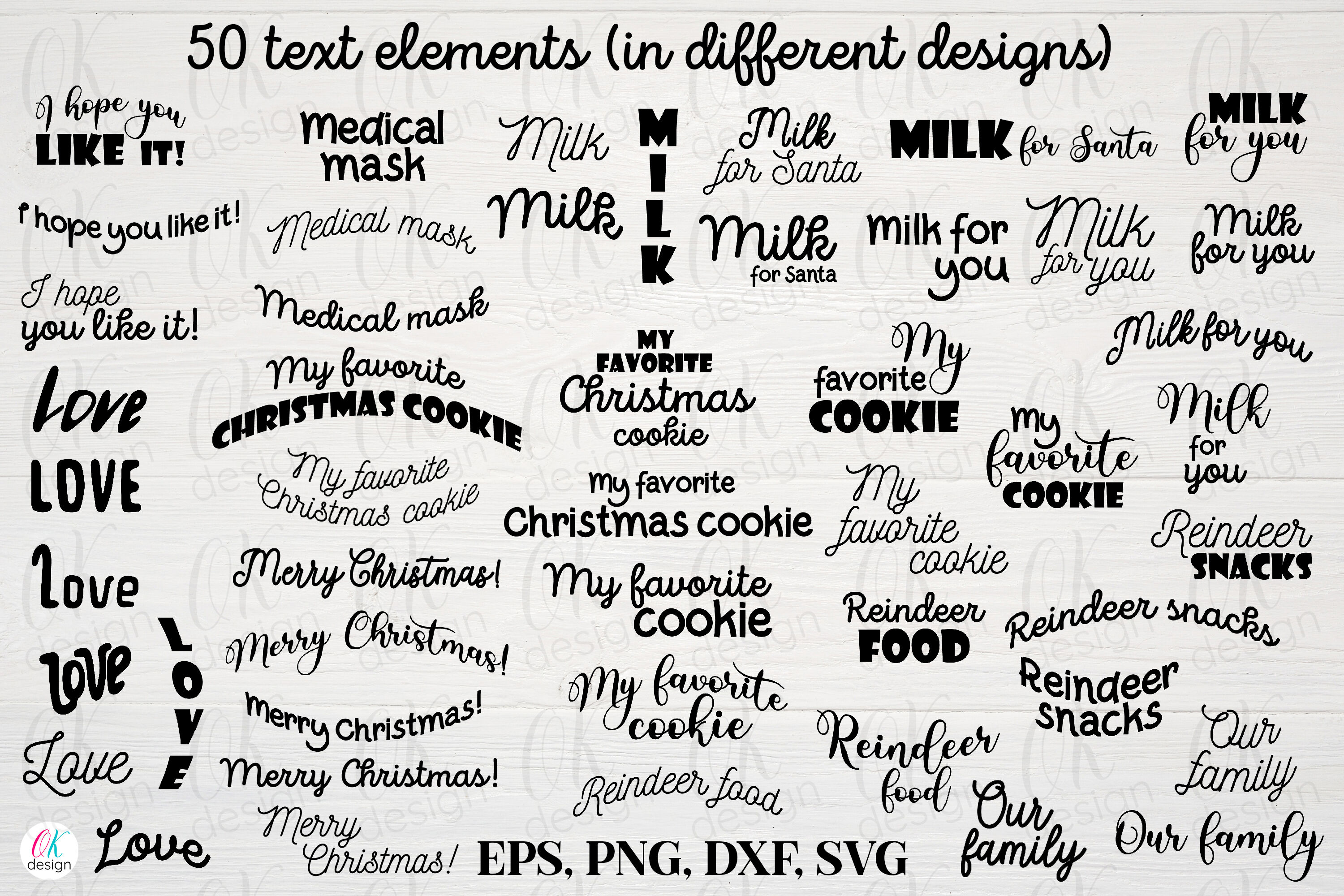 Christmas bundle Vol. 1. Christmas stickers. Christmas SVG bundle