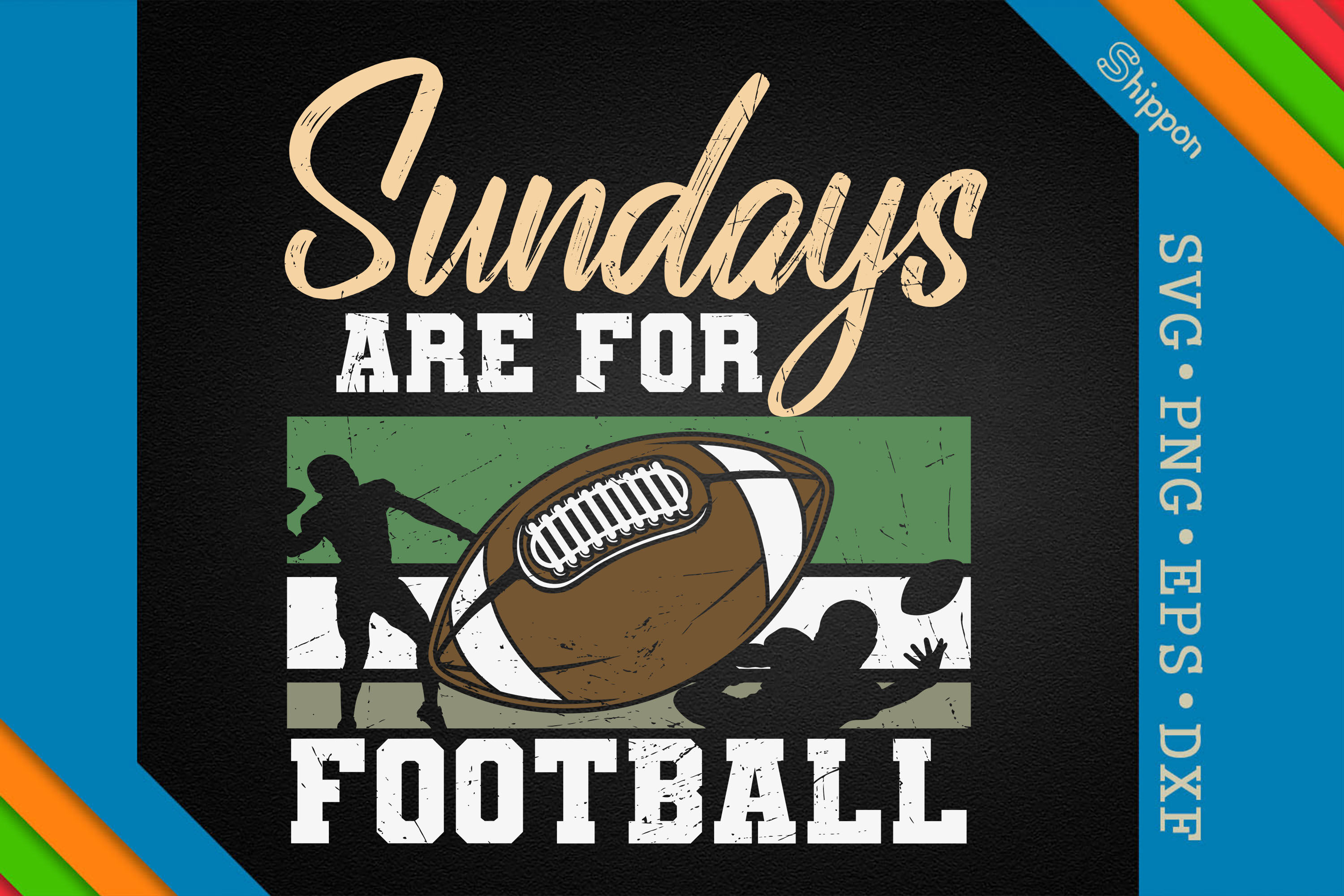 Football Lovers Sundays are for Football By Unlimab | TheHungryJPEG