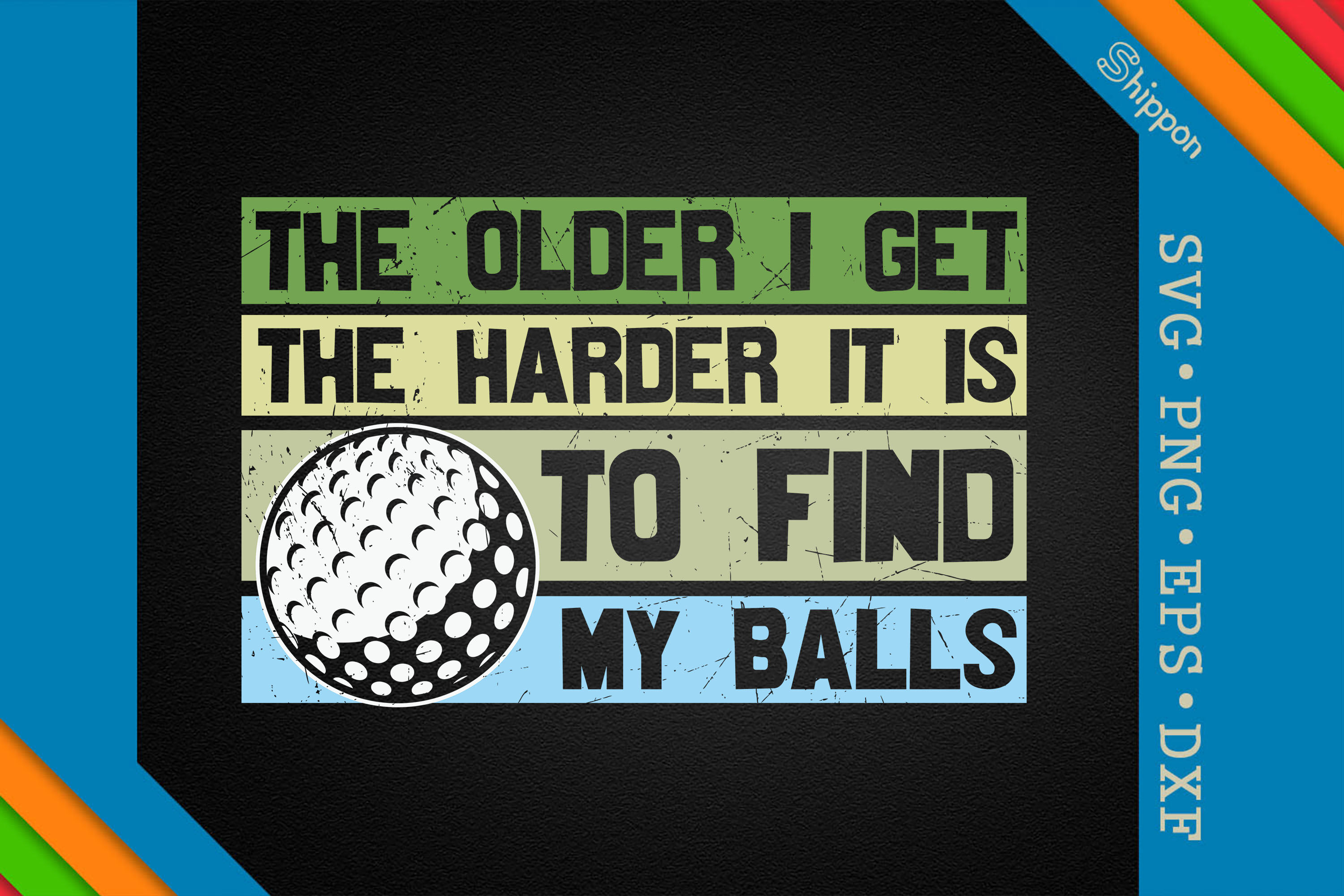 Funny golf quote, My Driver is long and hard Golf Balls
