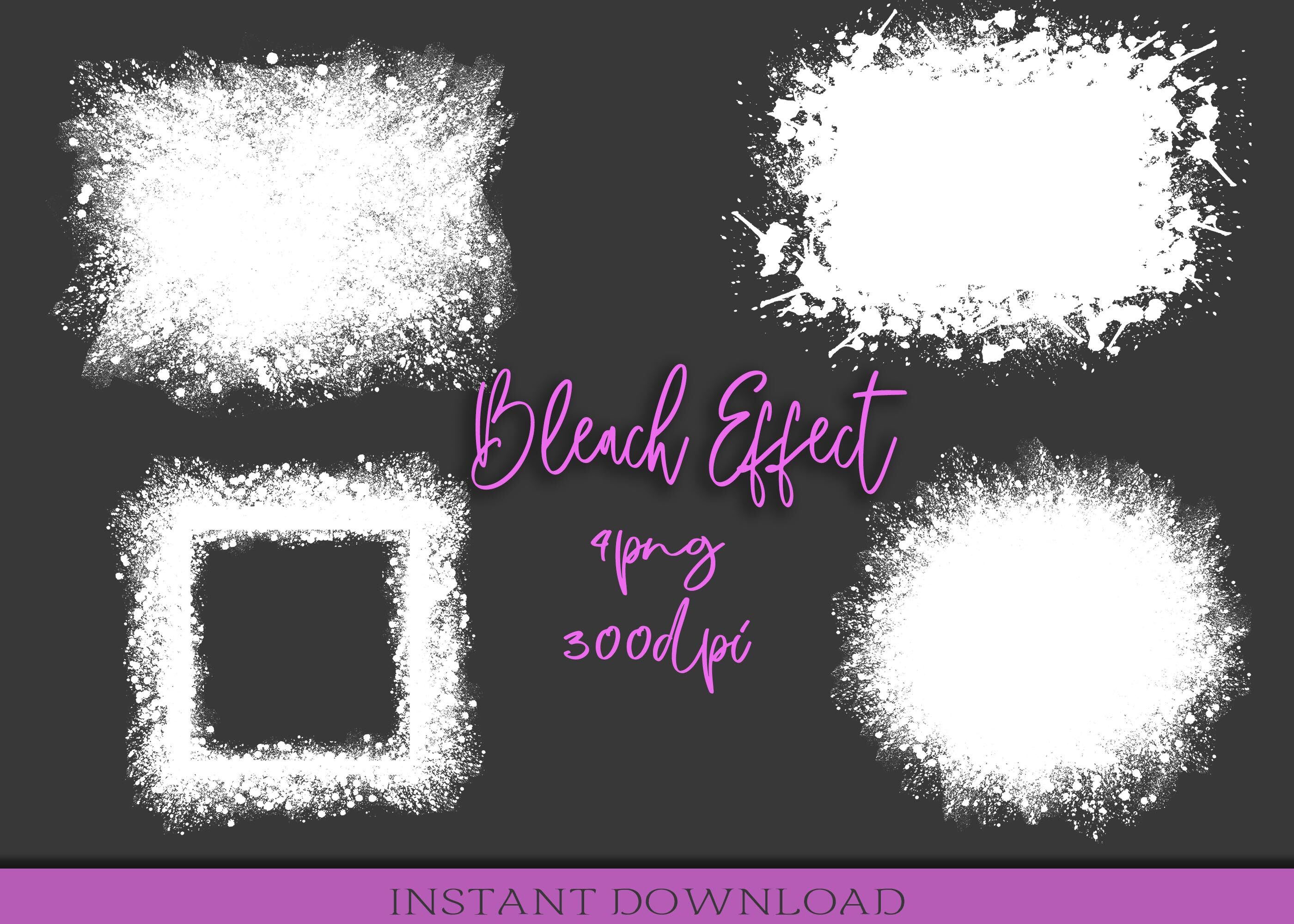 Bleach Effect Png Sublimation Background Design Bleach Spot Splatter By ...