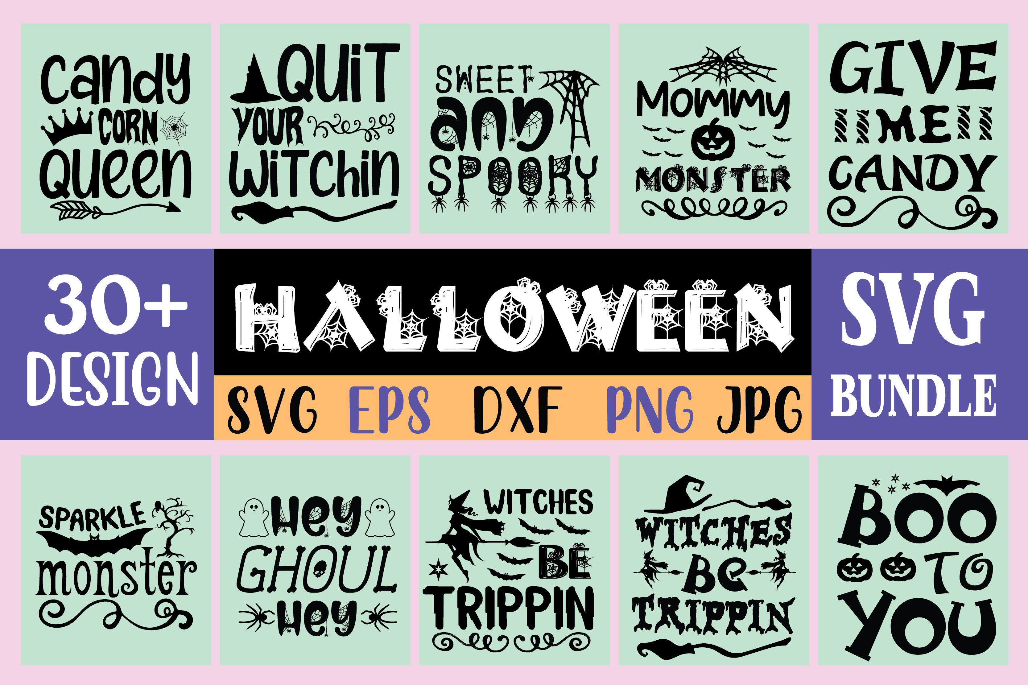 Halloween SVG Design Bundle By printstore | TheHungryJPEG.com