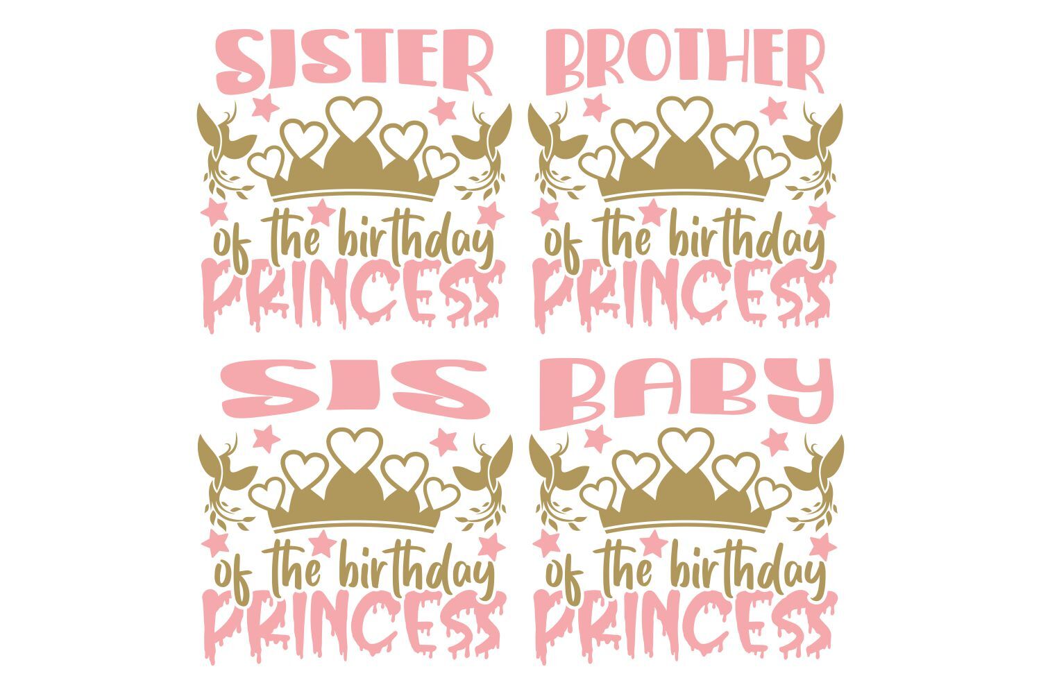 Buy Birthday Girl Svg Bundle Birthday Family Matching Shirts Svg Online in  India 