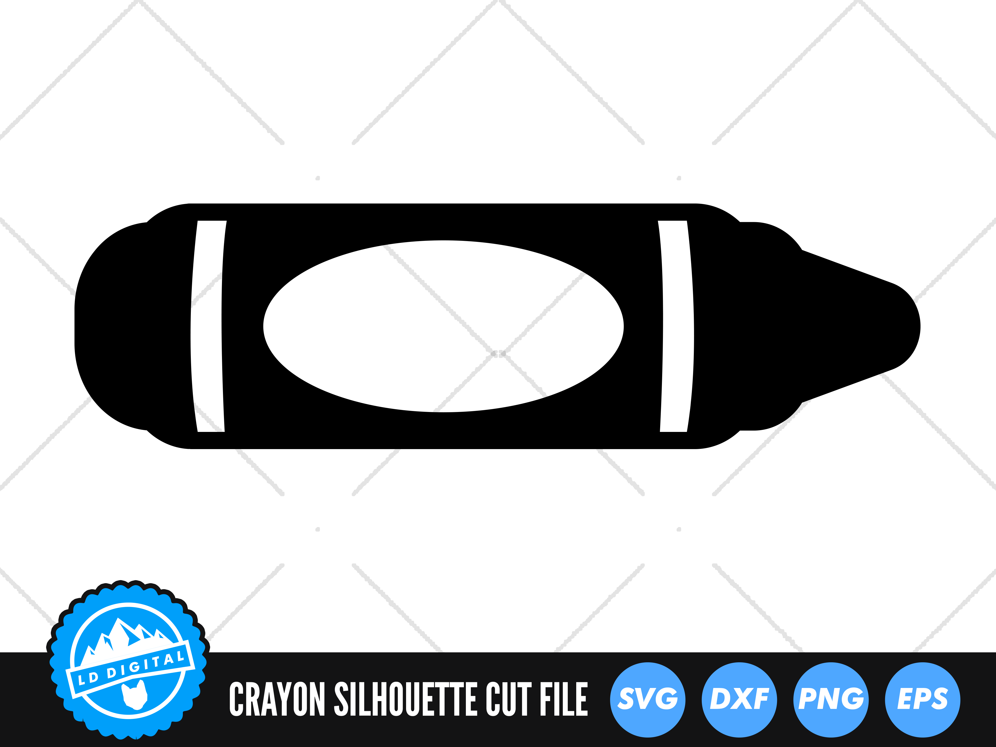 Box of Crayons Cuttable SVG Files for Silhouette, Cricut Cutting Machines