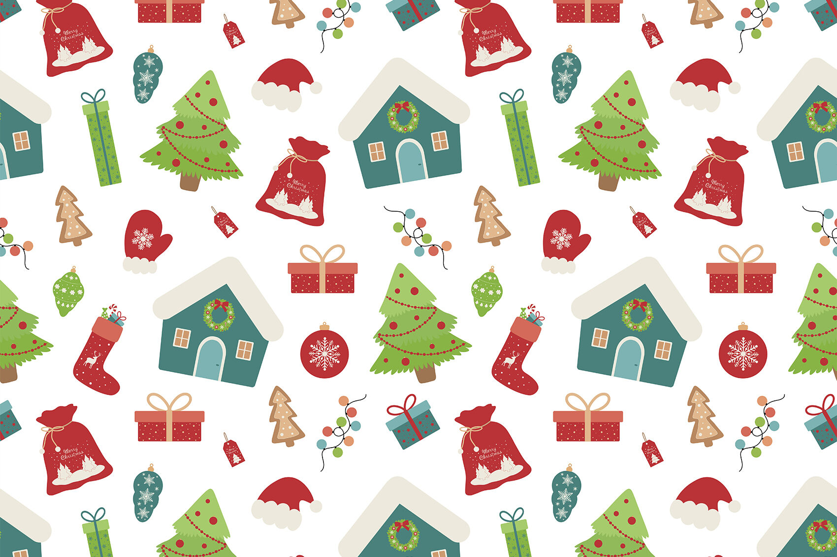Christmas pattern. New Year pattern. Winter pattern SVG By ...
