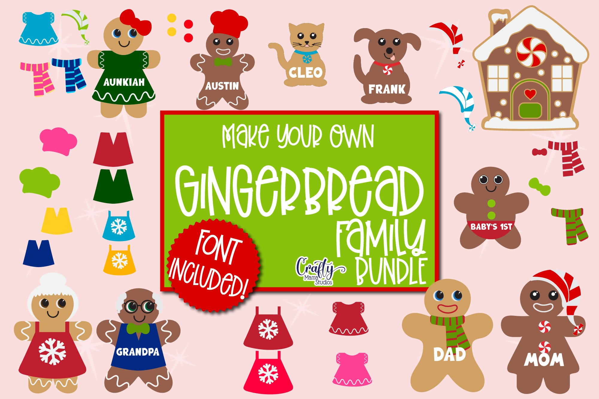gingerbread family