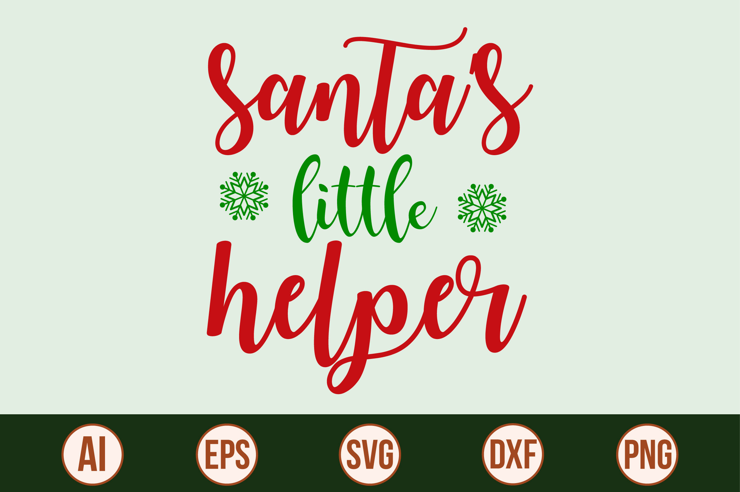 1. "Santa's Little Helper" - wide 3