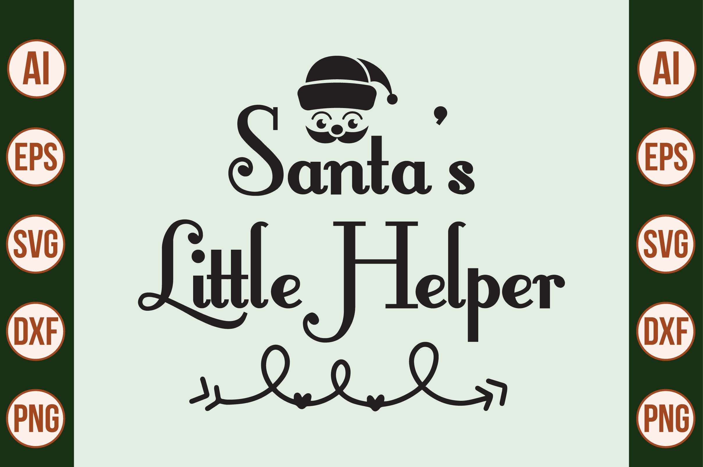 santas little helper svg cut file By orpitabd | TheHungryJPEG