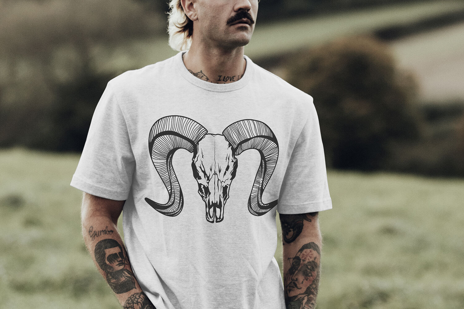 Ram Skull T-Shirt