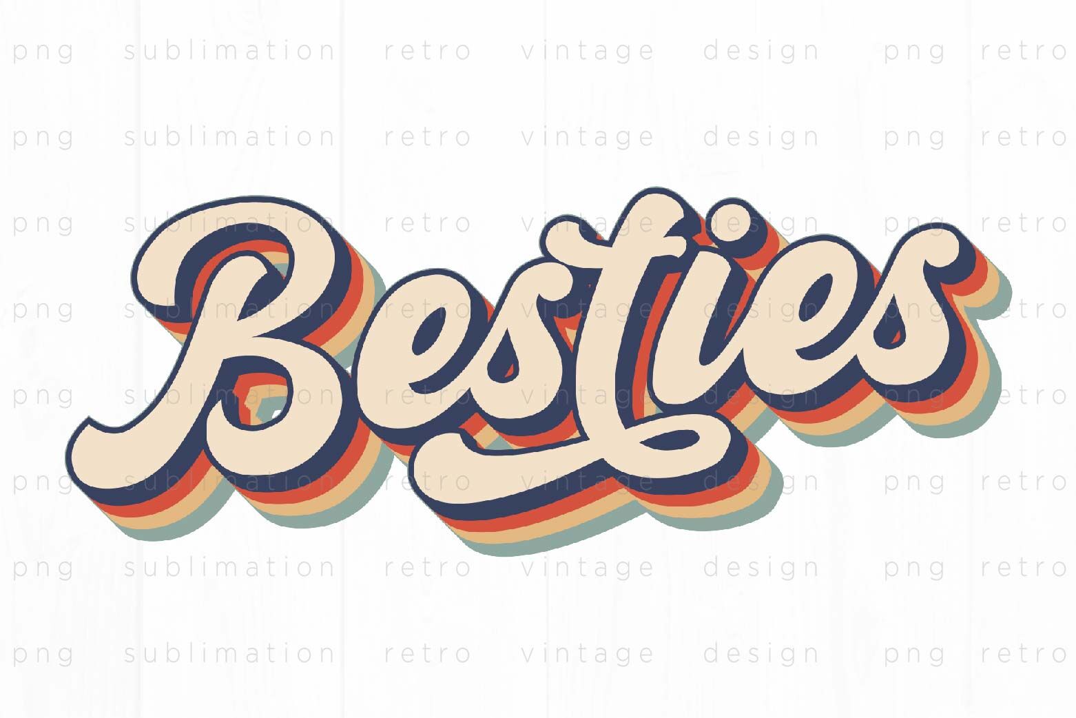 Retro Bestie Png Preppy Shirt Png Best Friends Popular Png 