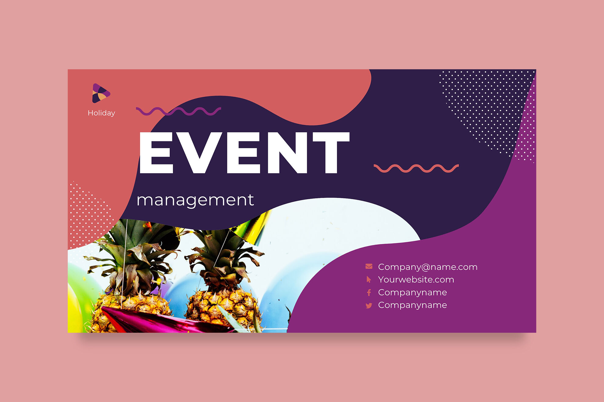 Event Management PowerPoint Presentation Template By Amber Graphics 