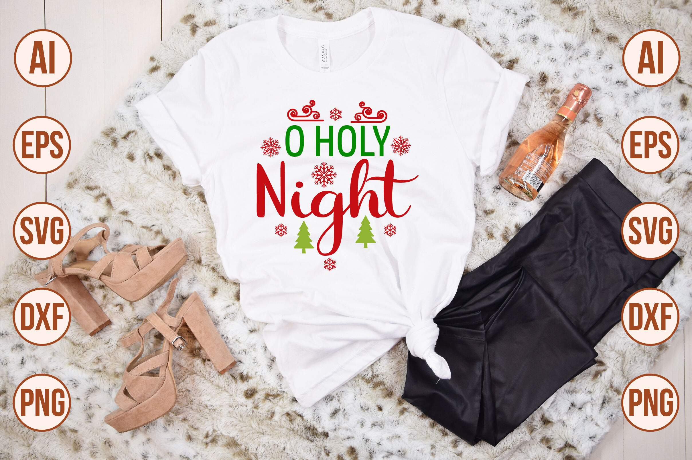 O Holy Night svg By craftstore | TheHungryJPEG.com