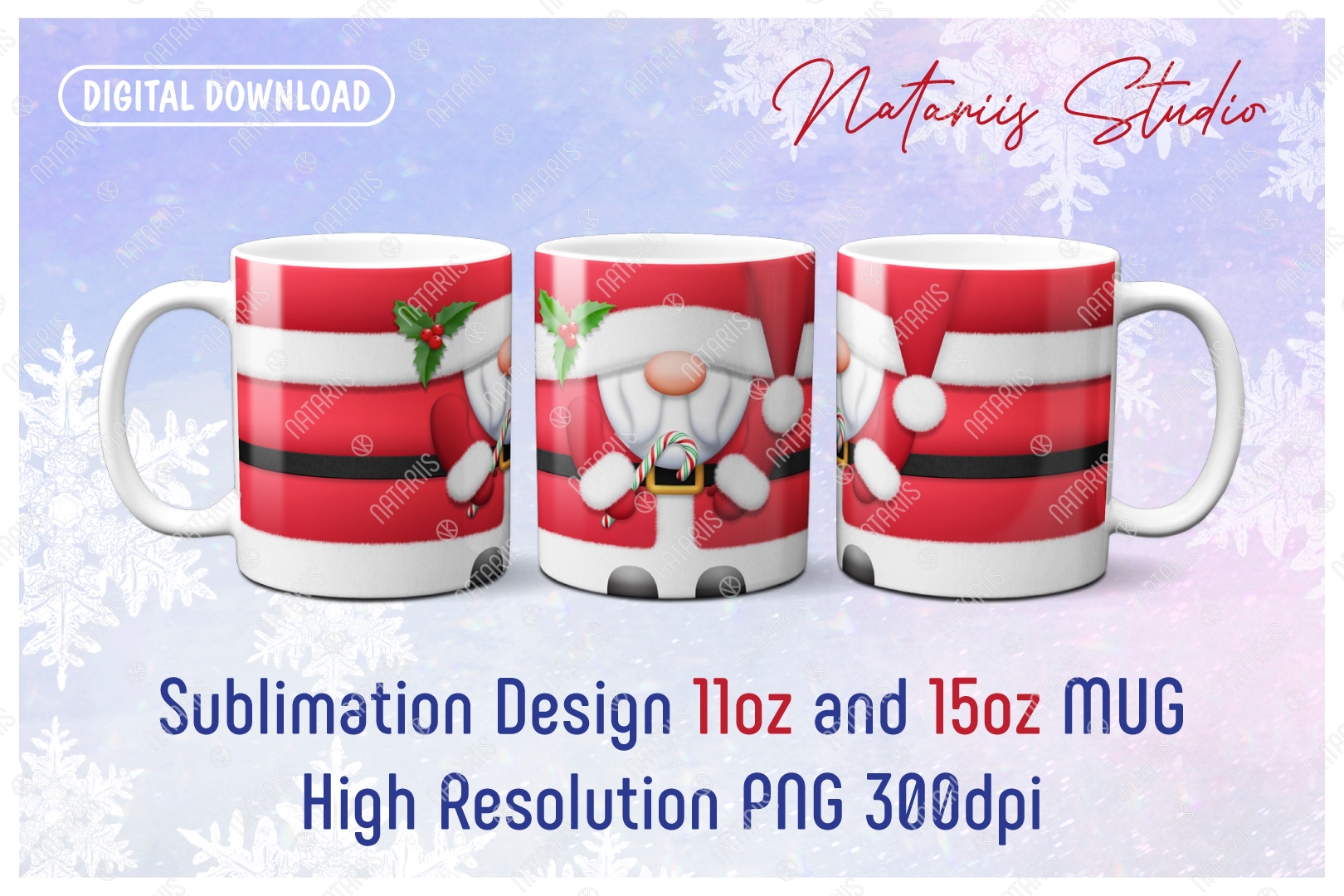 11oz and 15oz Sublimation Designs for Mugs Christmas mug Template Mug Design Sublimation Mug PNG 300DPI Digital Print on Christmas