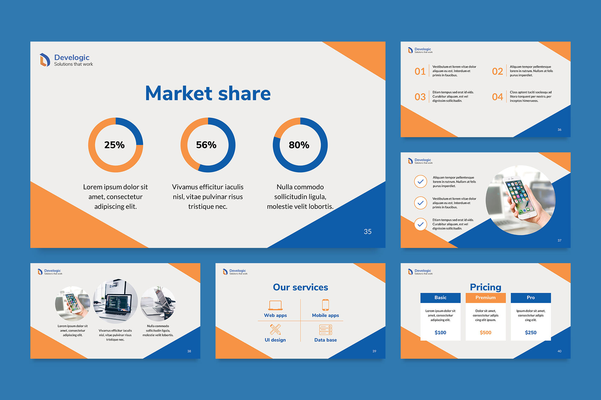 Web And Mobile App Development Powerpoint Presentation Template By