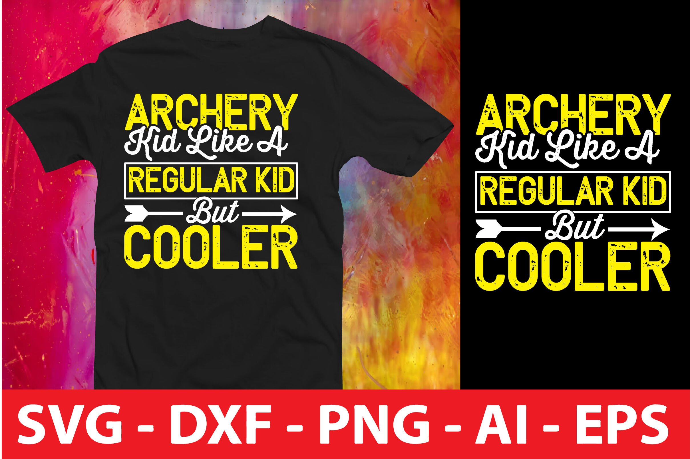 archery kid like a regular kid but cooler By NAZMABD | TheHungryJPEG
