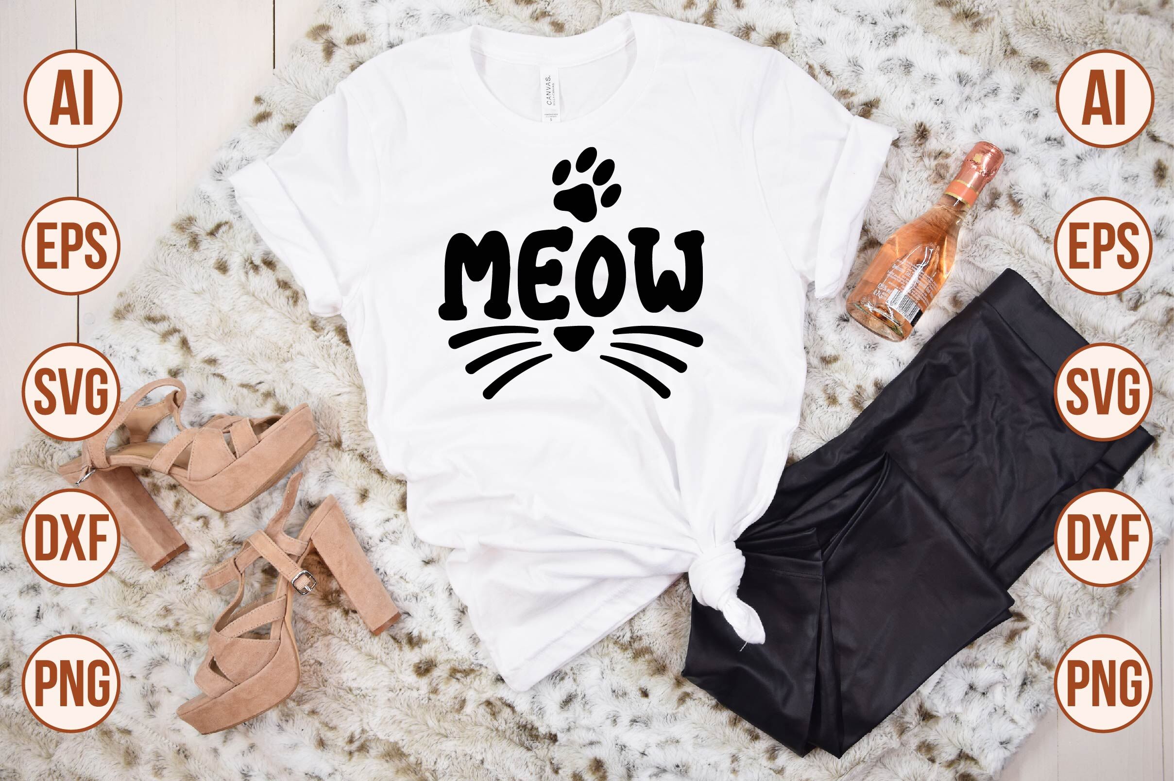 meow svg By craftstore | TheHungryJPEG