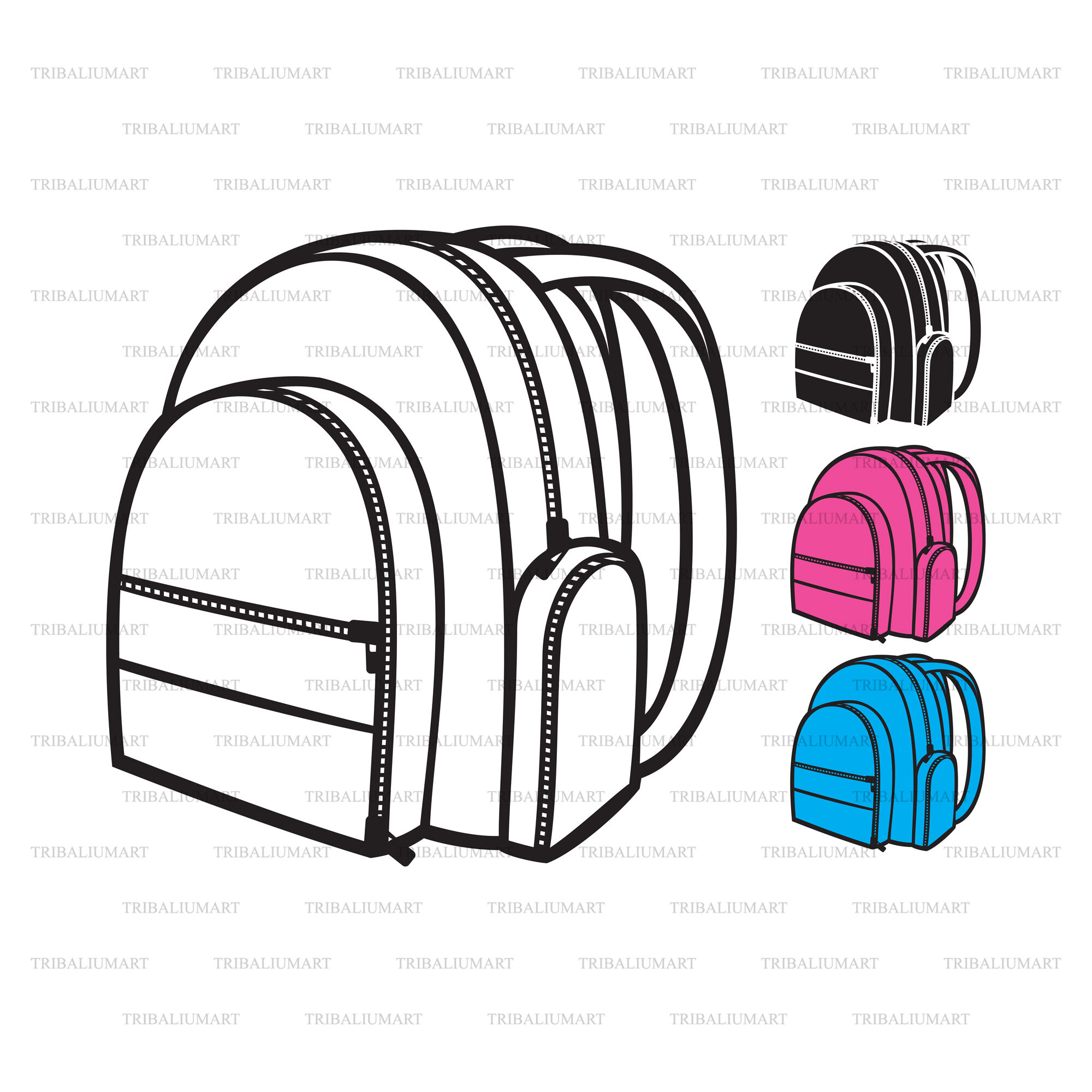 Backpack By TribaliumArt | TheHungryJPEG.com