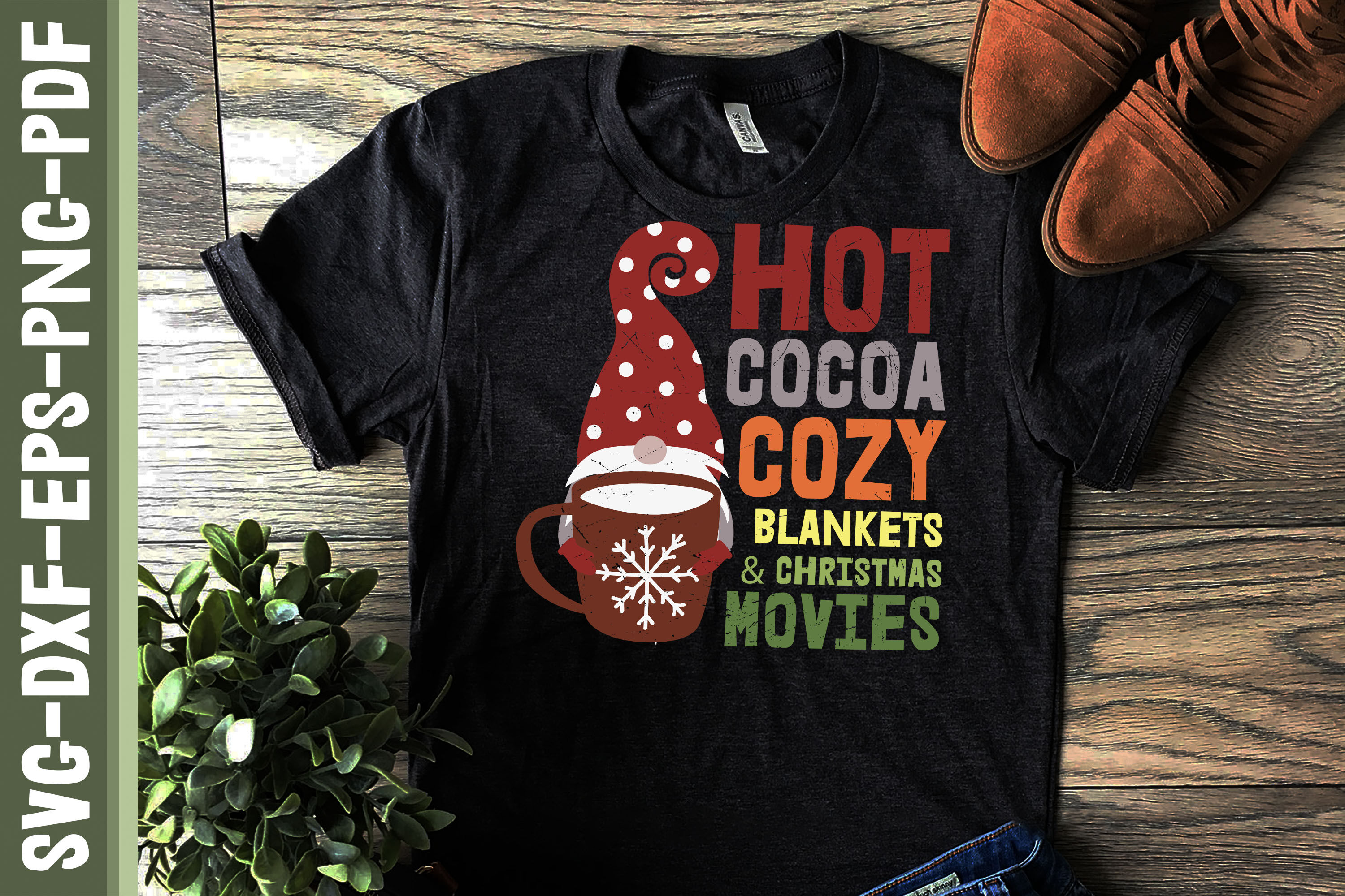 Hot Cocoa Cozy Blanket Christmas Movies By JobeAub | TheHungryJPEG