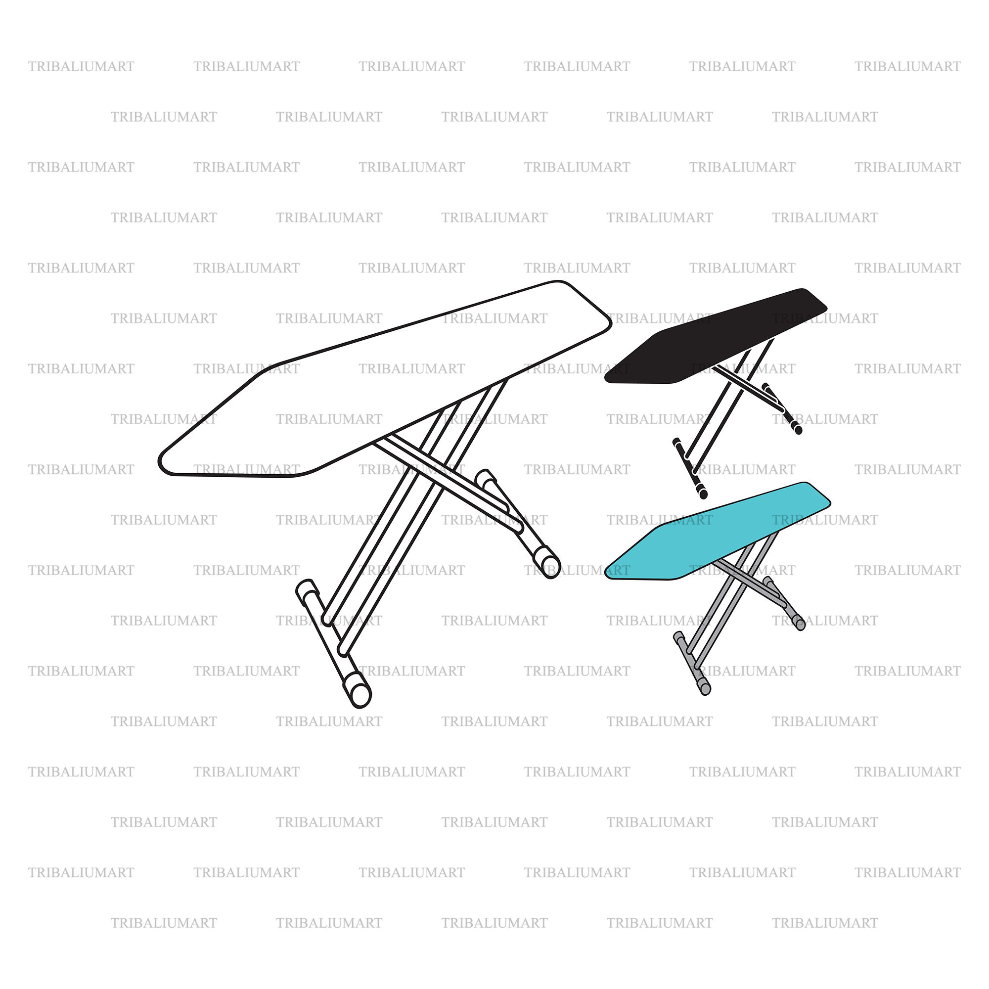 Ironing board By TribaliumArt