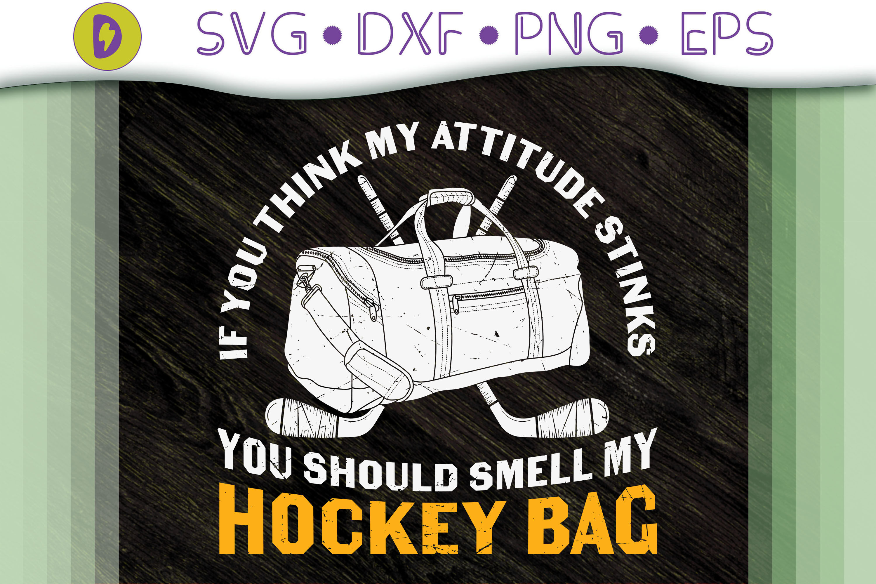 Smell My Bag (Hockey Stench) - Hockey - Pillow