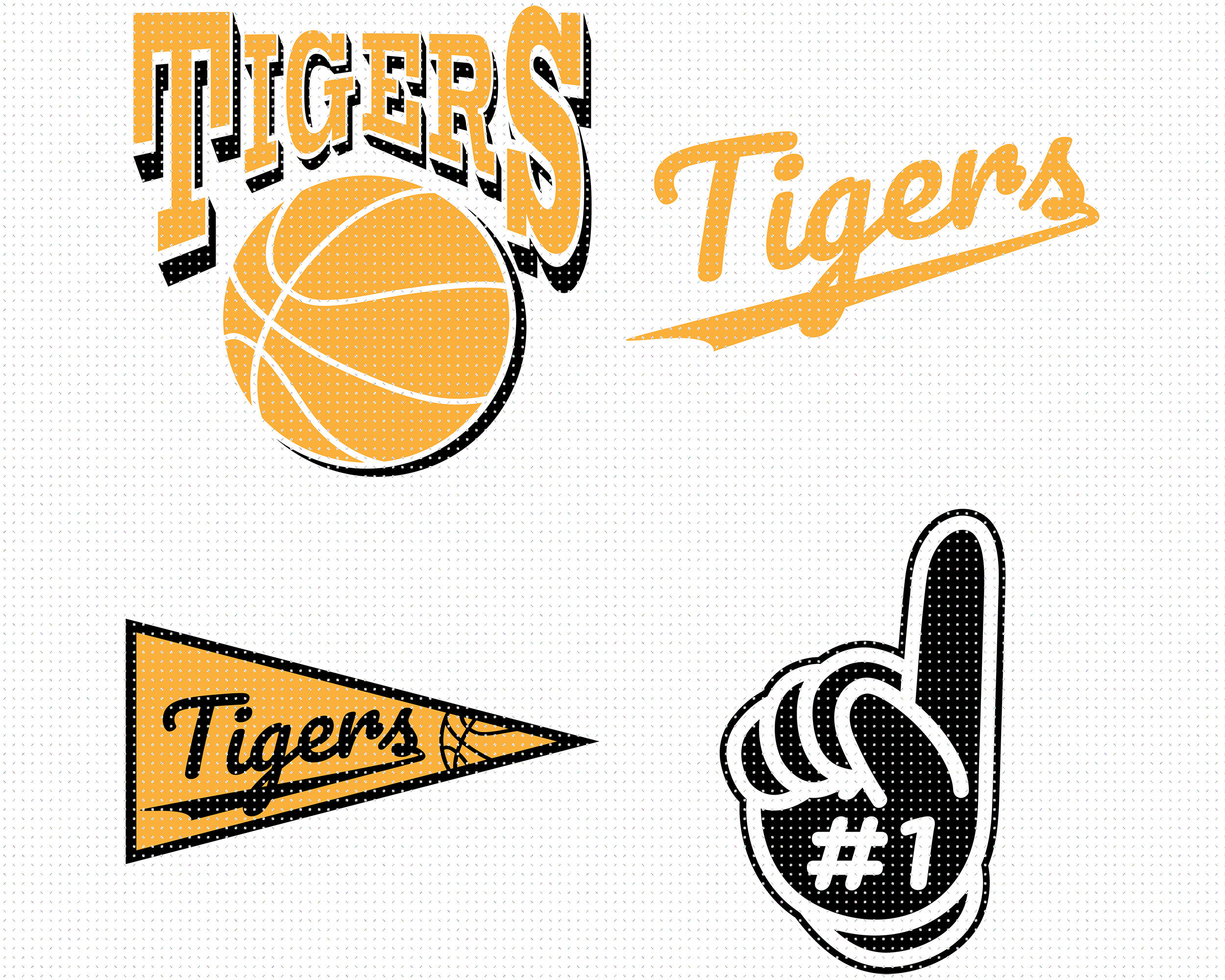 Baseball Tiger Logos in Vector Eps Svg Pdf Png Jpeg 