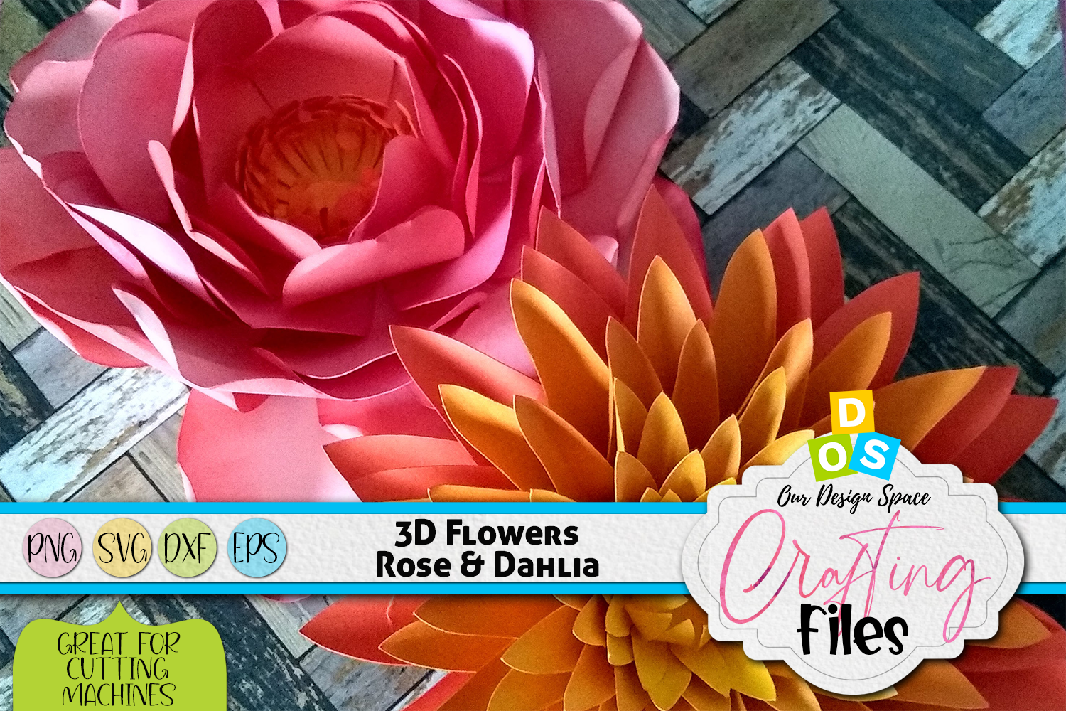 Free Paper Dahlia Template - How to Make Dahlia Paper Flowers