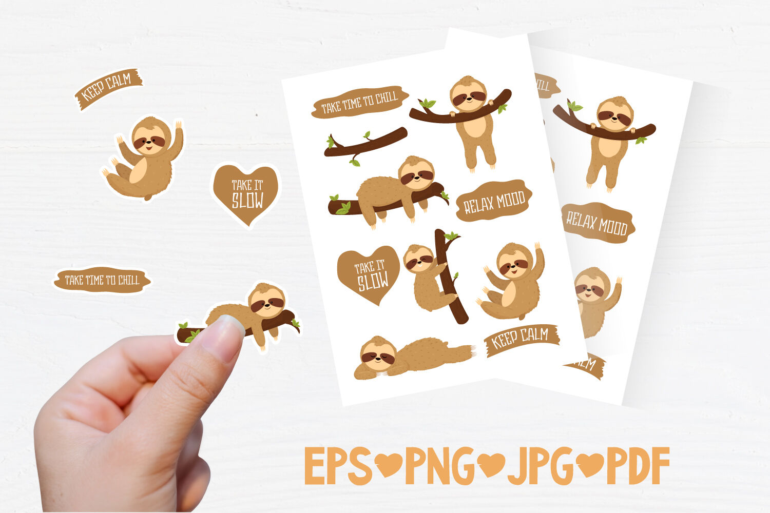 Monkey Mood Tracker Sticker Sheet | Planner Stickers | Journal Stickers |  Bullet Journal Stickers | Scrapbook Stickers | Cute Stickers