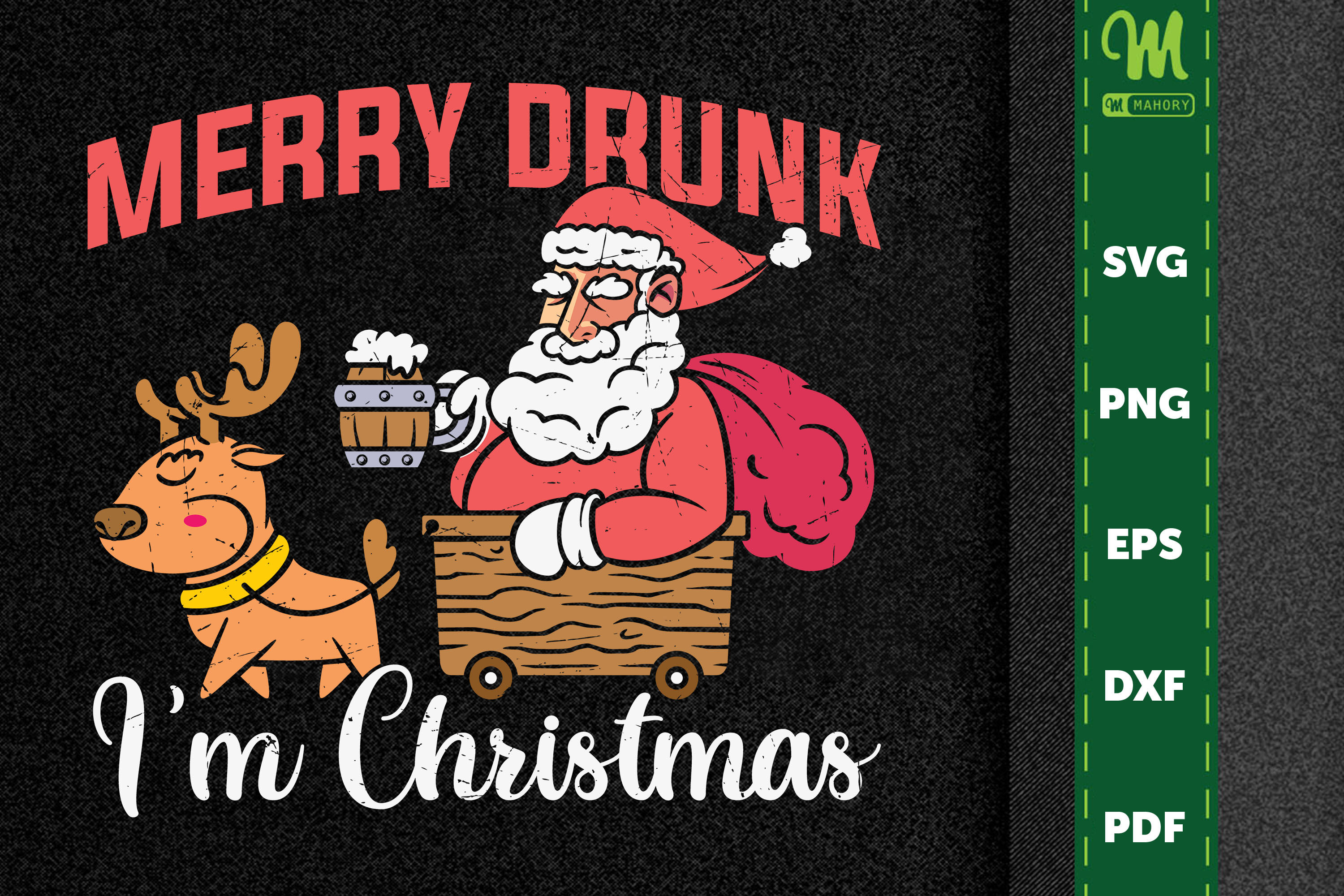 drunk christmas santa