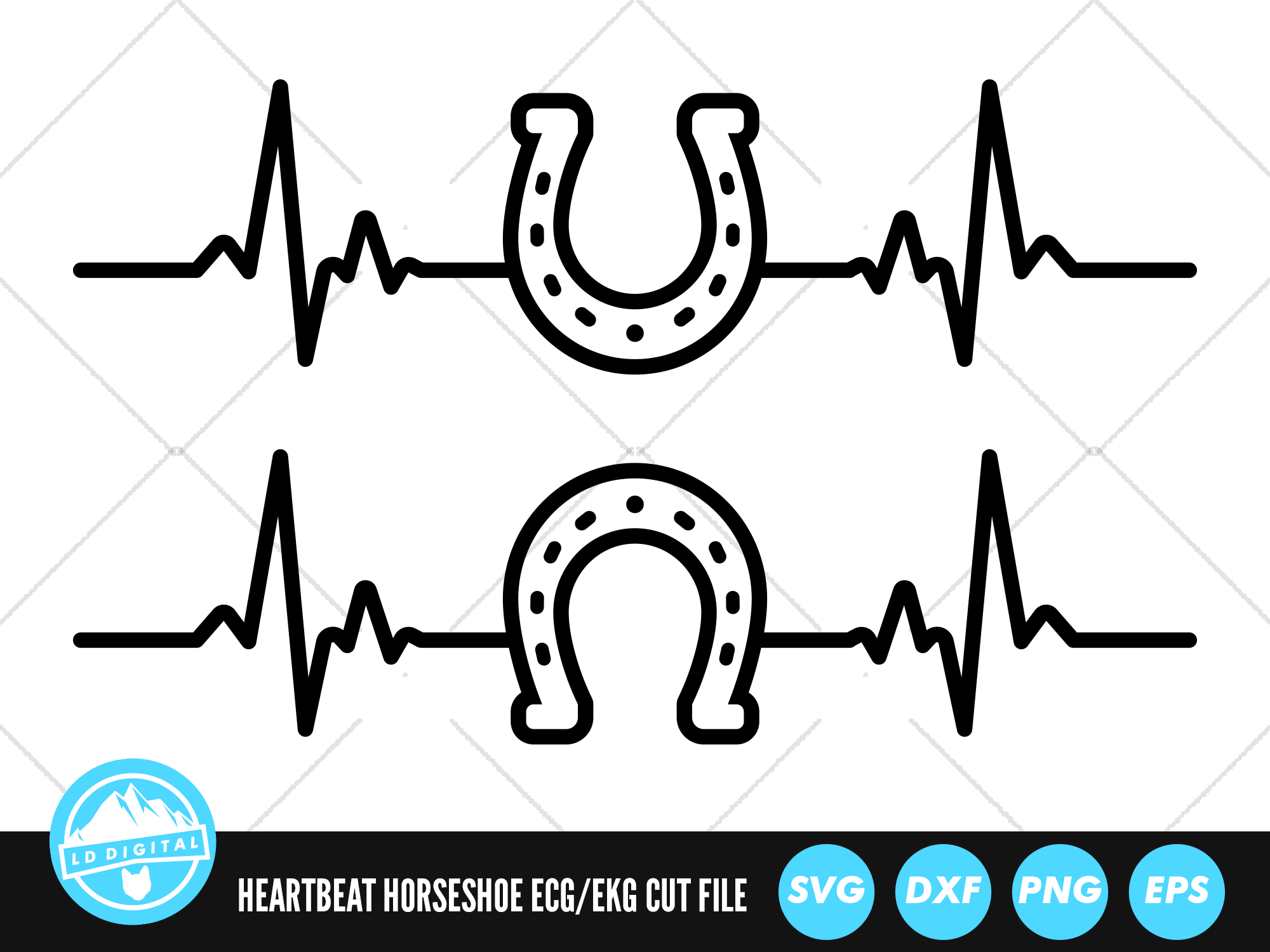 Heart Beat Wave Pulse Rate - free svg file for members - SVG Heart