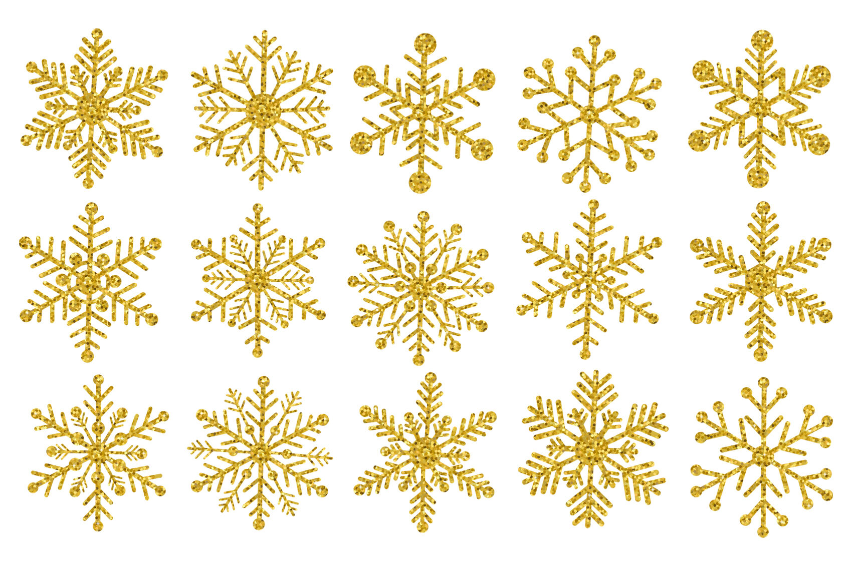 Snowflakes gold glitter. Snowflakes SVG. Snowflakes graphic By  IrinaShishkova