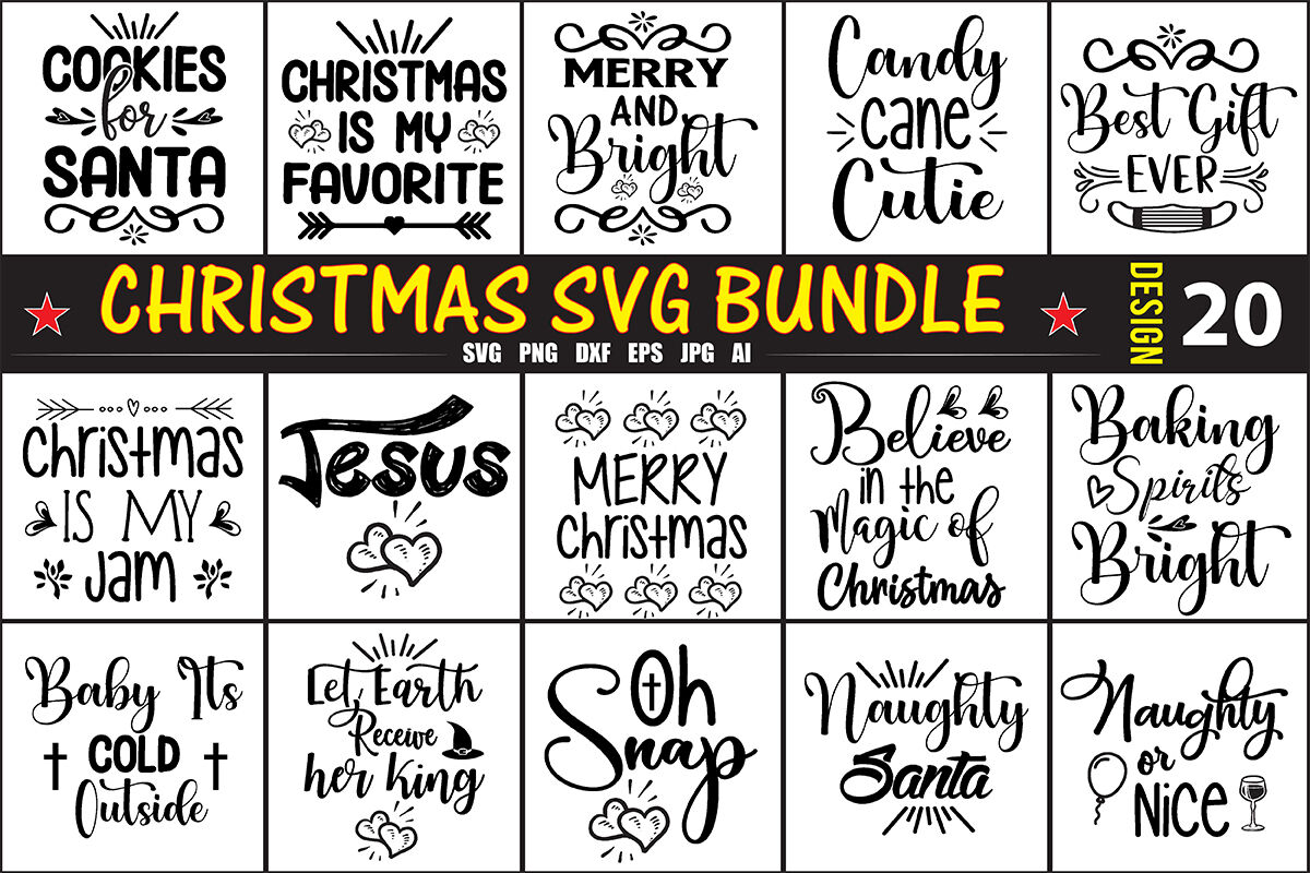 Christmas SVG Bundle By orpitaroy | TheHungryJPEG