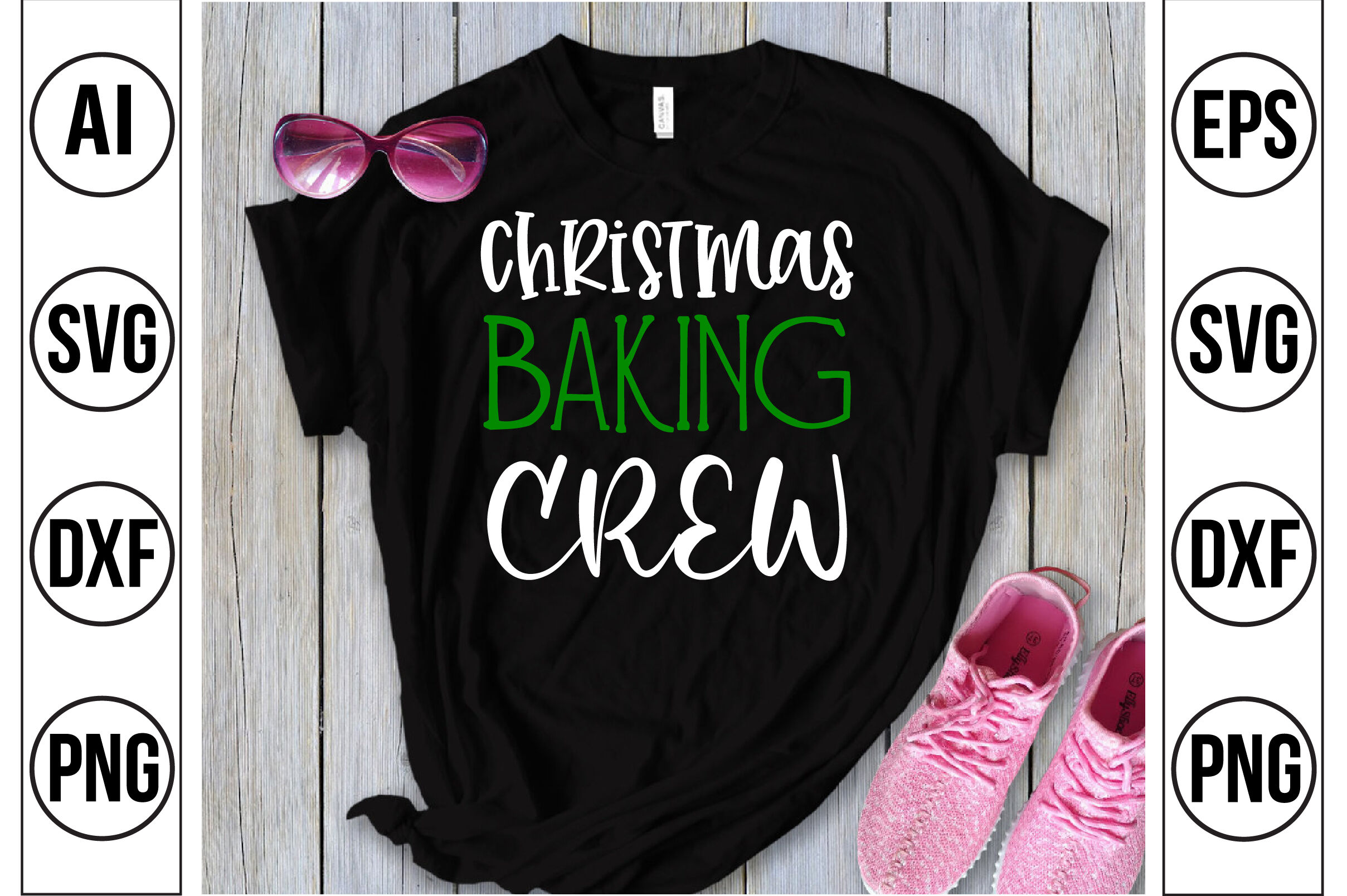 Christmas Baking Crew Svg Cut File By Orpitabd Thehungryjpeg 