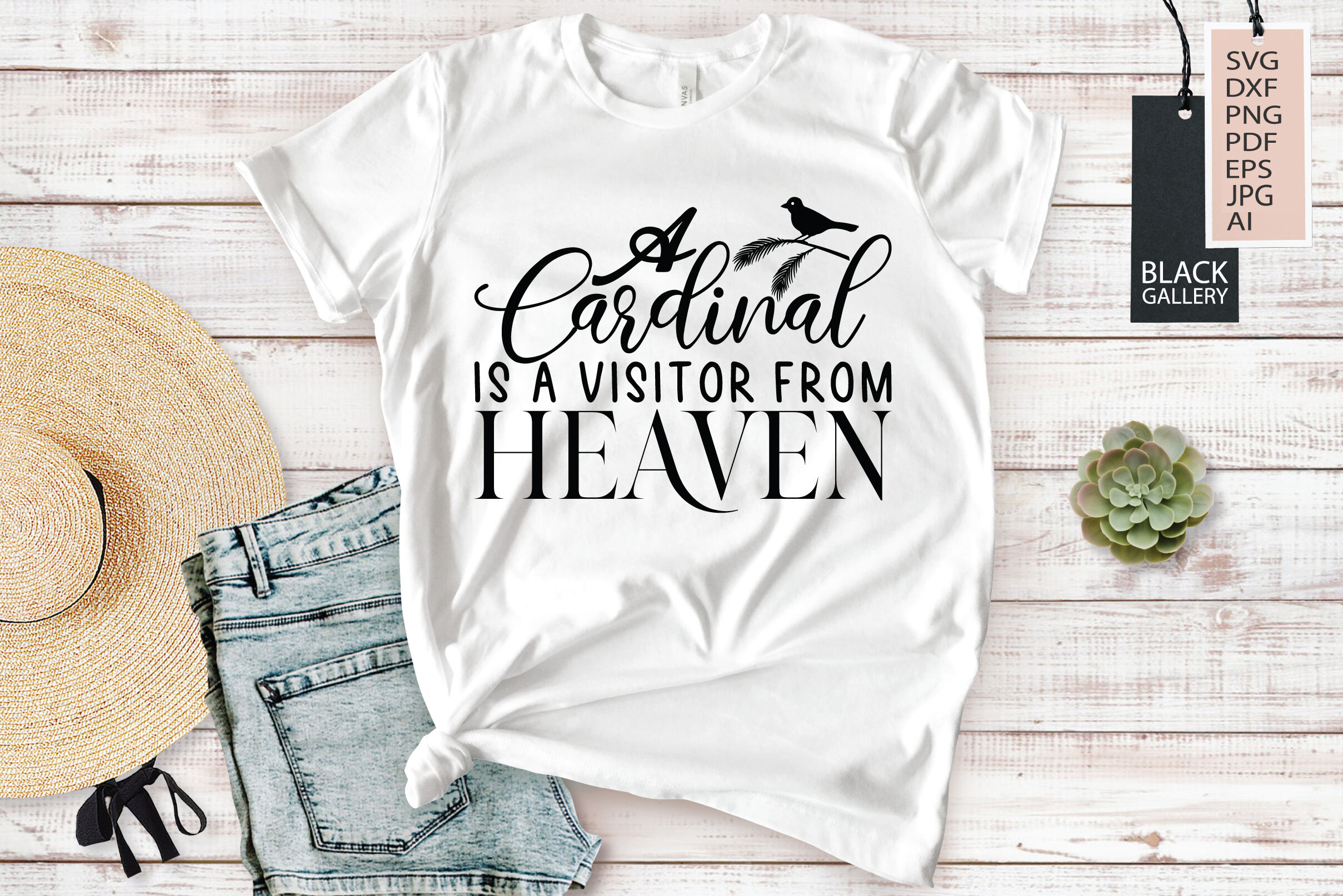 Cardinal Key Chain - A Cardinal is a visitor from Heaven – The