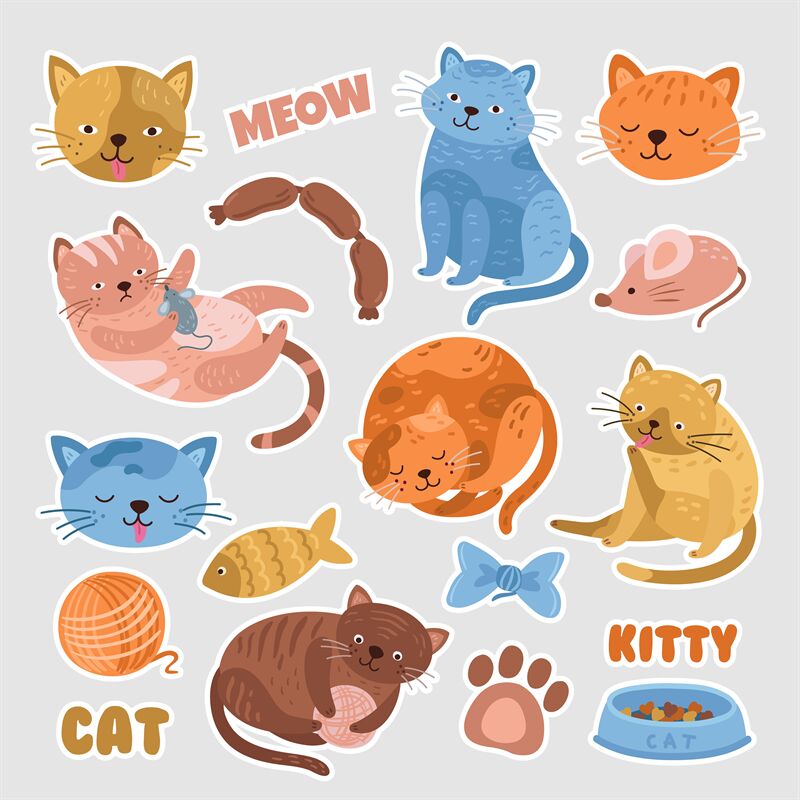 Funny Badge Reel ~ Cat ~ Badge Reel ~ Cute Badge Reel ~ Cartoon