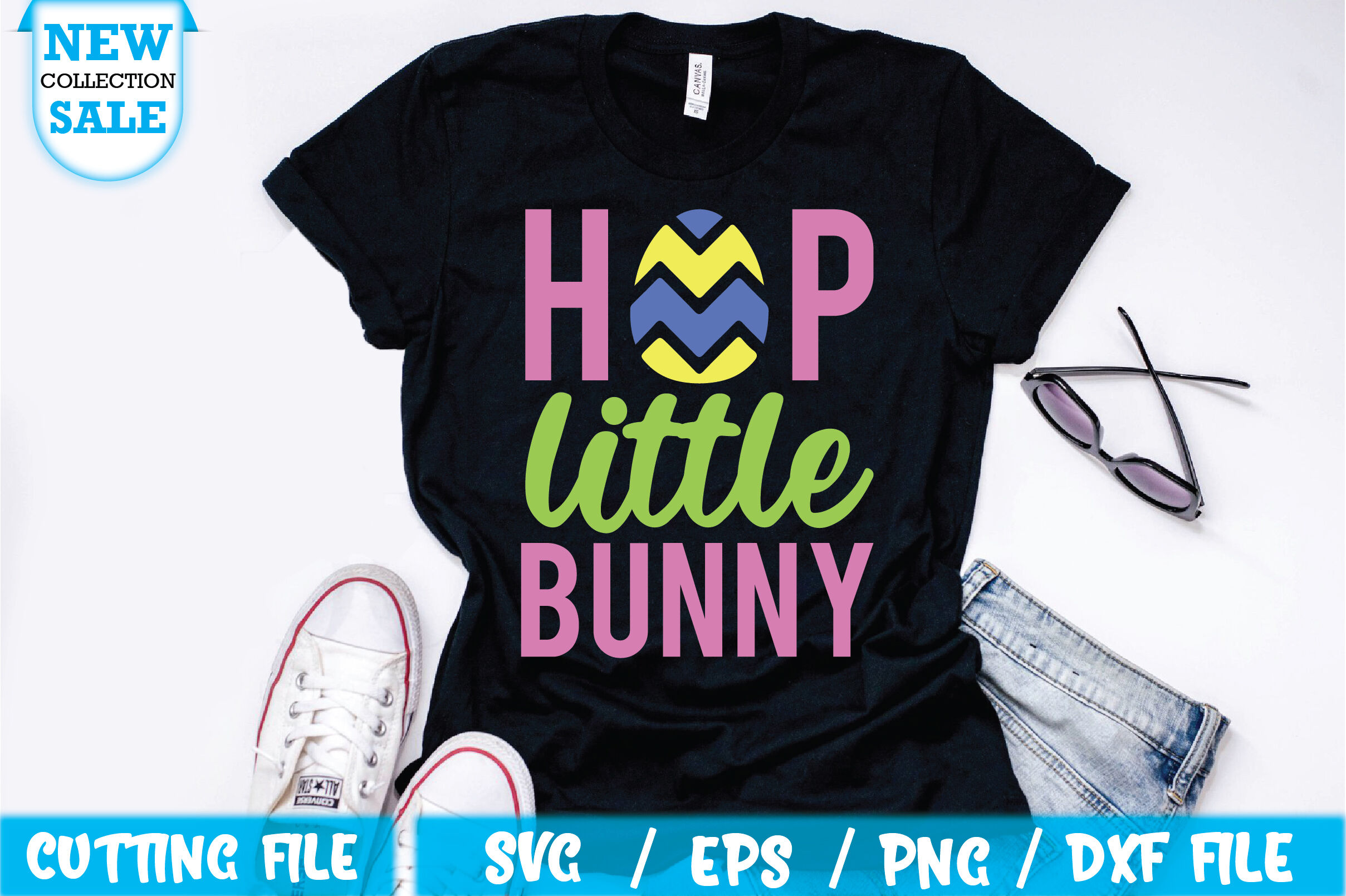 Hop little bunny Svg Cut file By Jasim | TheHungryJPEG