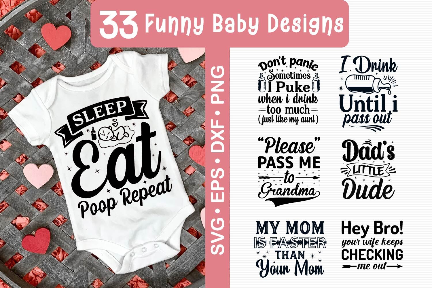 Funny Baby Quotes SVG Bundle, newborn Sayings, Toddler By Paper Switch |  TheHungryJPEG