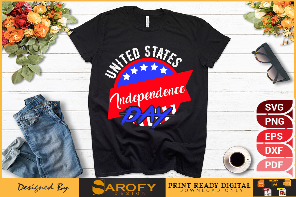 United States Independence Day 4th July USA flag them By Sarofydesign ...