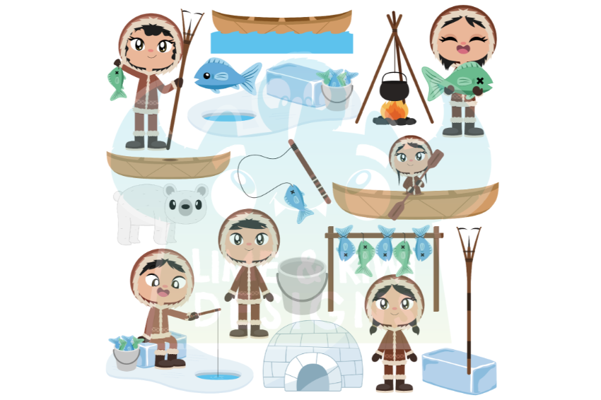 eskimo people clip art