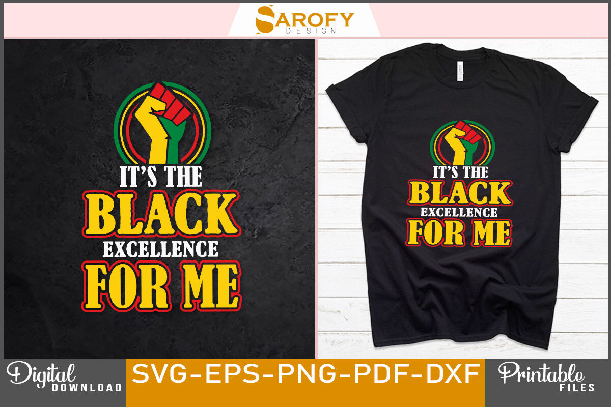 Black History Month T-shirts Design SVG Design