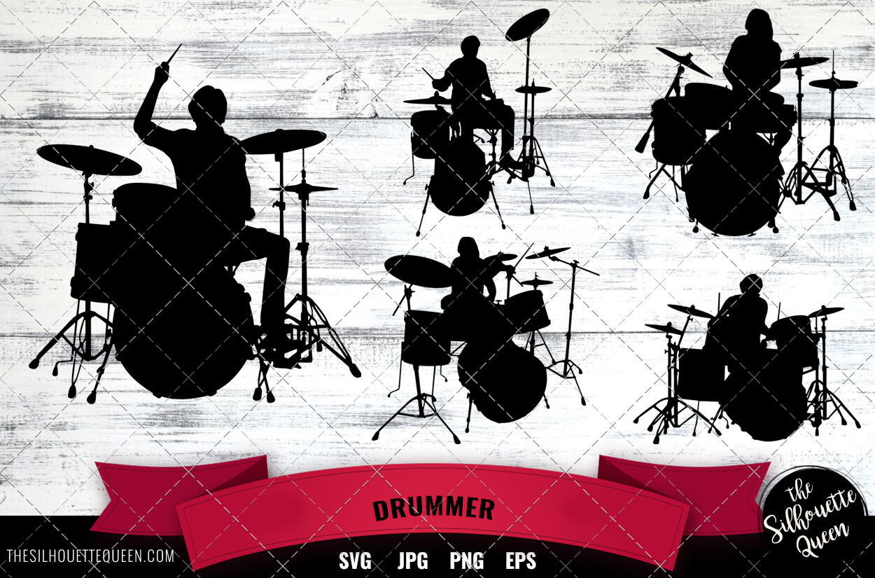 drums silhouette png