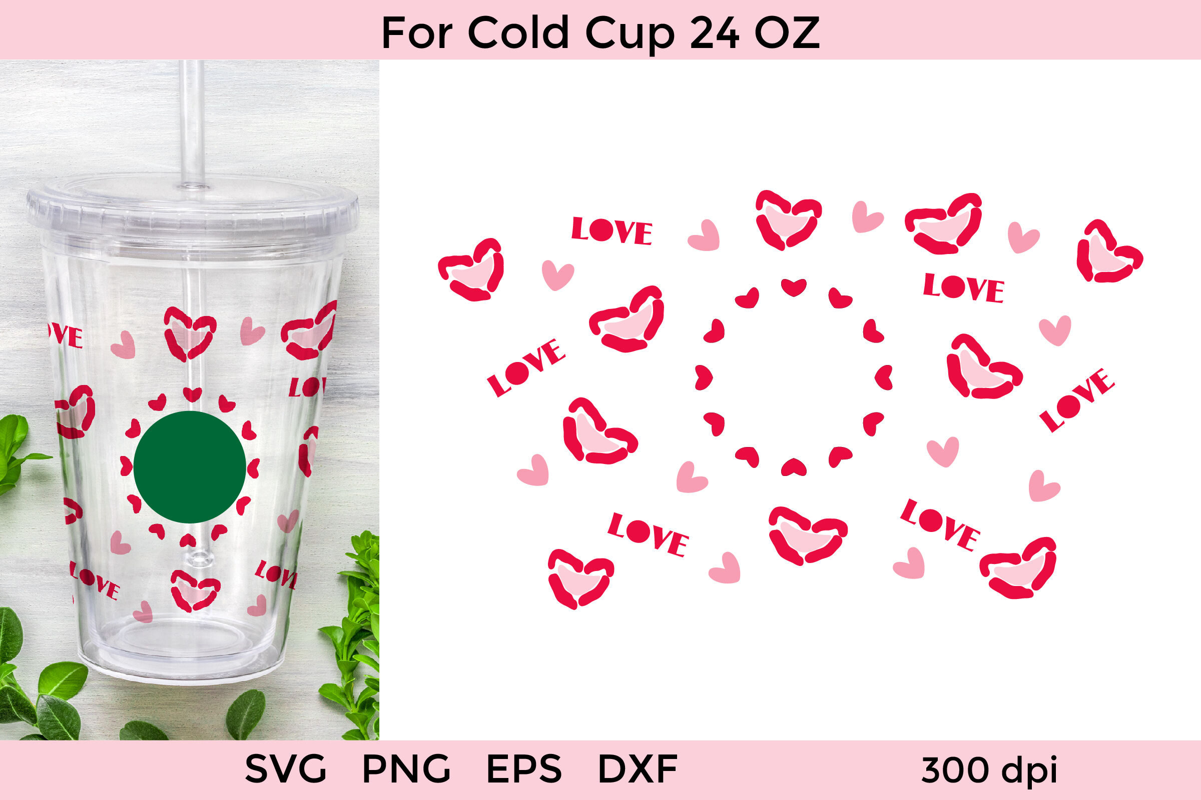24 fl oz cold cup wrap SVG Fall cold cup wrap SVG - Craft House SVG
