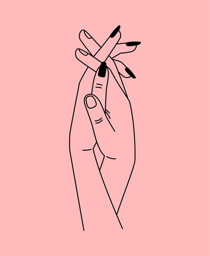 Hands of lovers. Cartoon holding caring palms, romantic touch elements ...