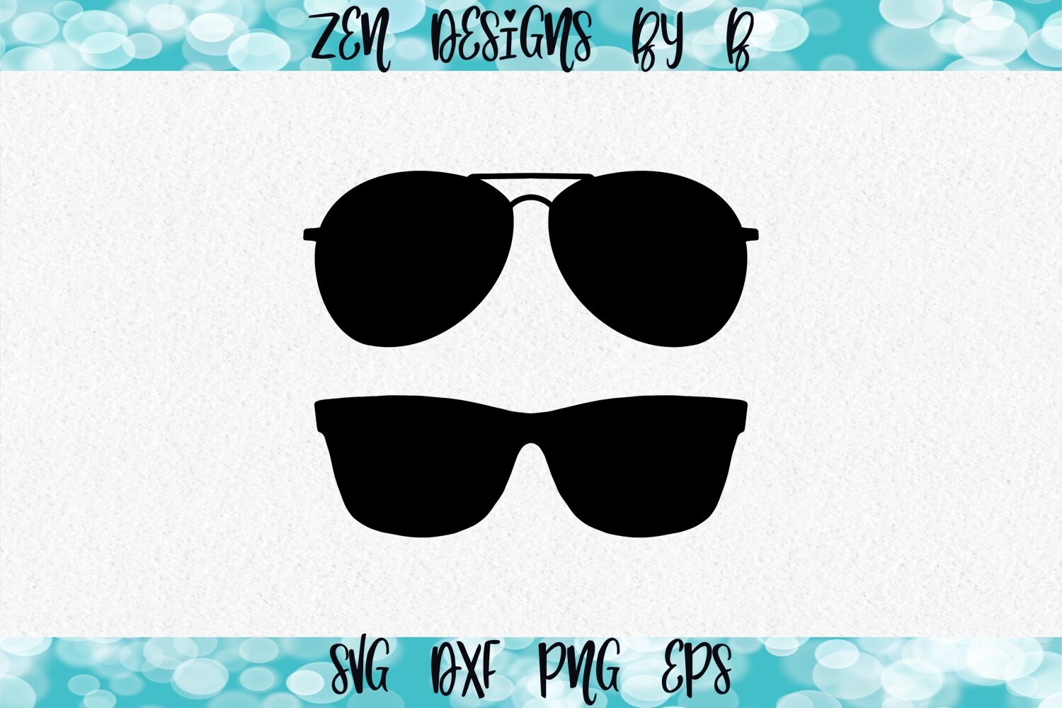 Sunglasses Aviator SVG By Zen Designs By B | TheHungryJPEG.com